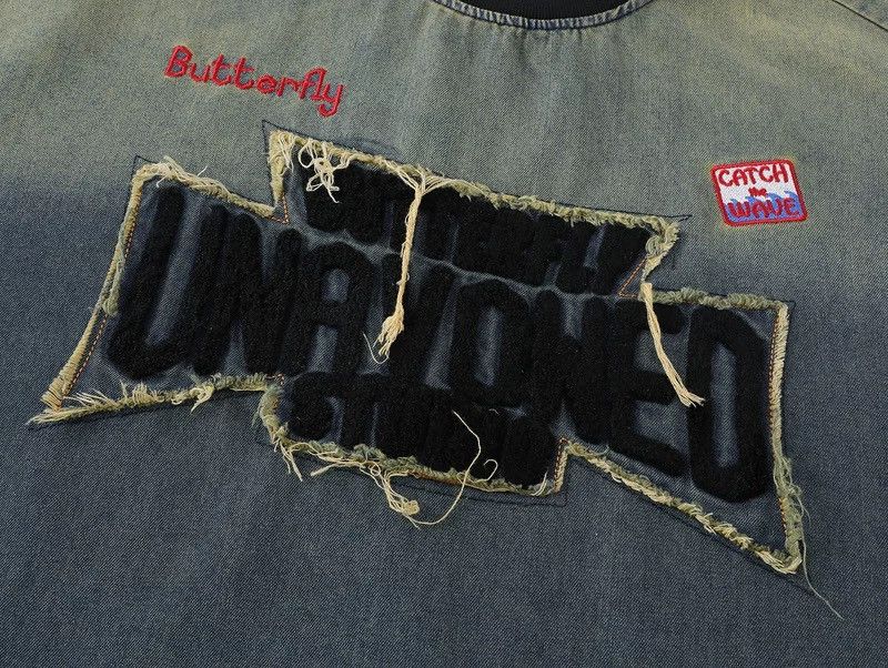 Japanese Brand × Vintage Retro punk distressed denim t-shirt cityboy Size US XL / EU 56 / 4 - 3 Thumbnail