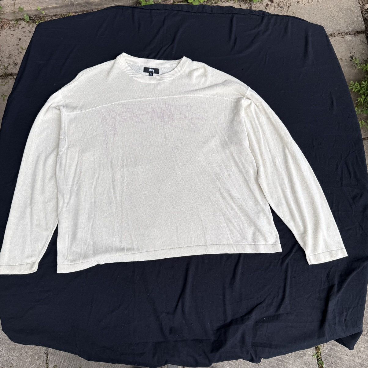 Stussy × Vintage Stussy Script beach sweater Size US XL / EU 56 / 4 - 7 Thumbnail