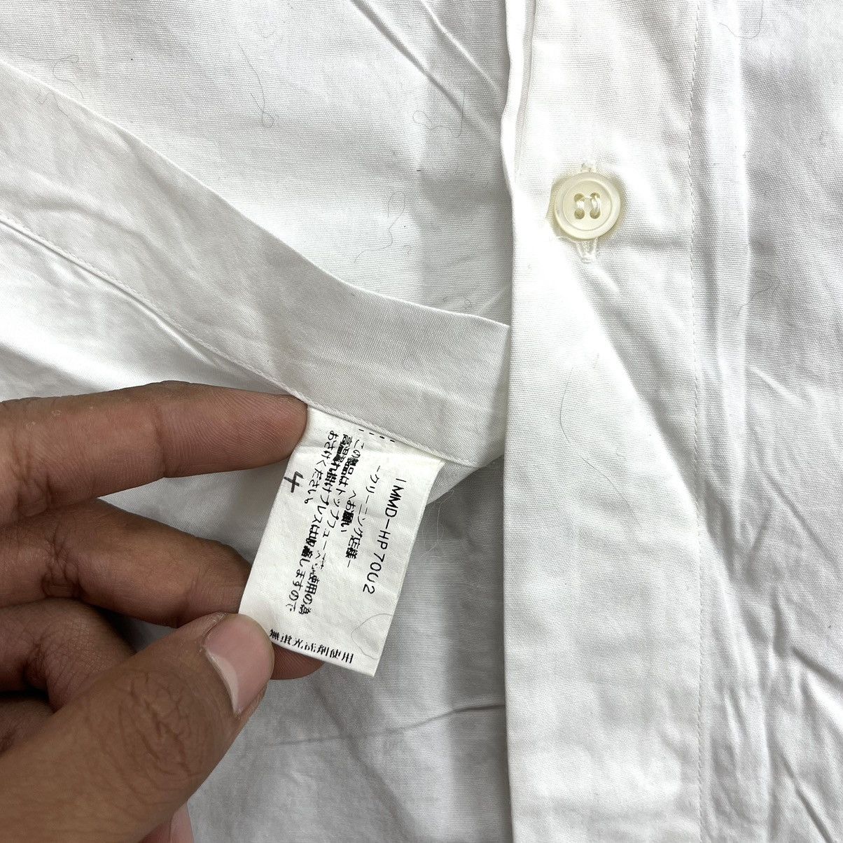 Issey Miyake Issey Miyake IM Product Shanghai Collar White Shirt Size US M / EU 48-50 / 2 - 7 Thumbnail