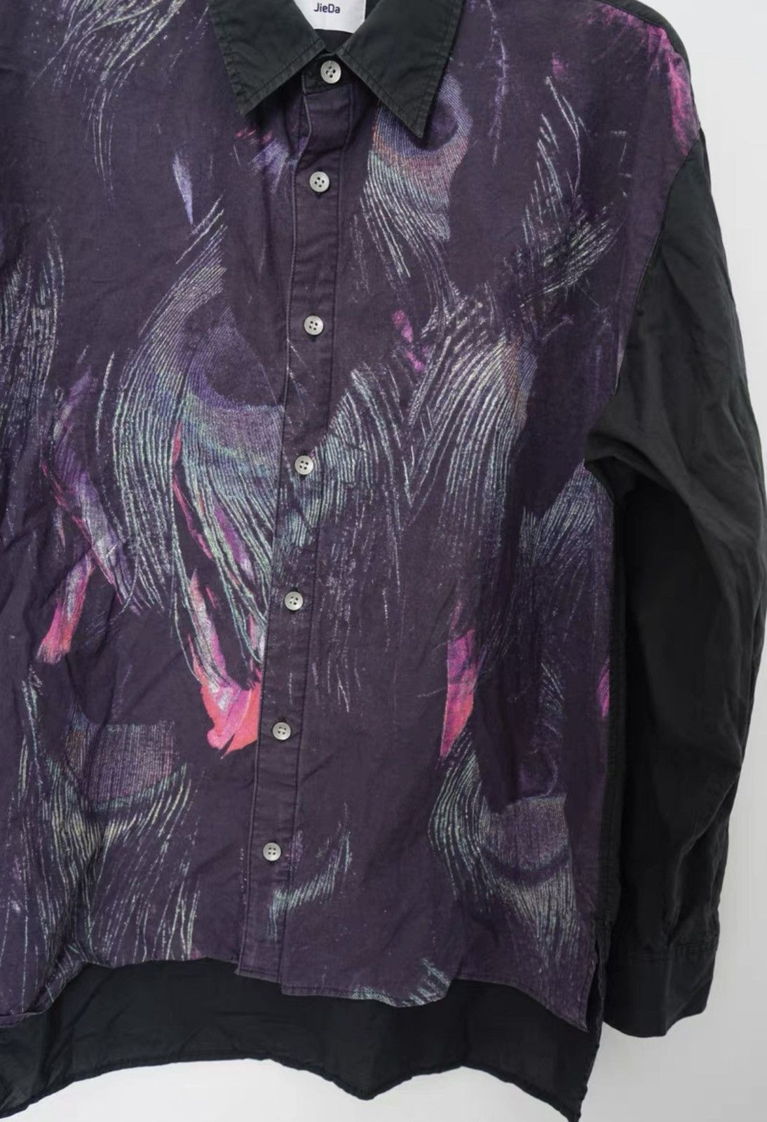 JieDa JieDa Peacock Print Loose Shirt Size US S / EU 44-46 / 1 - 4 Thumbnail