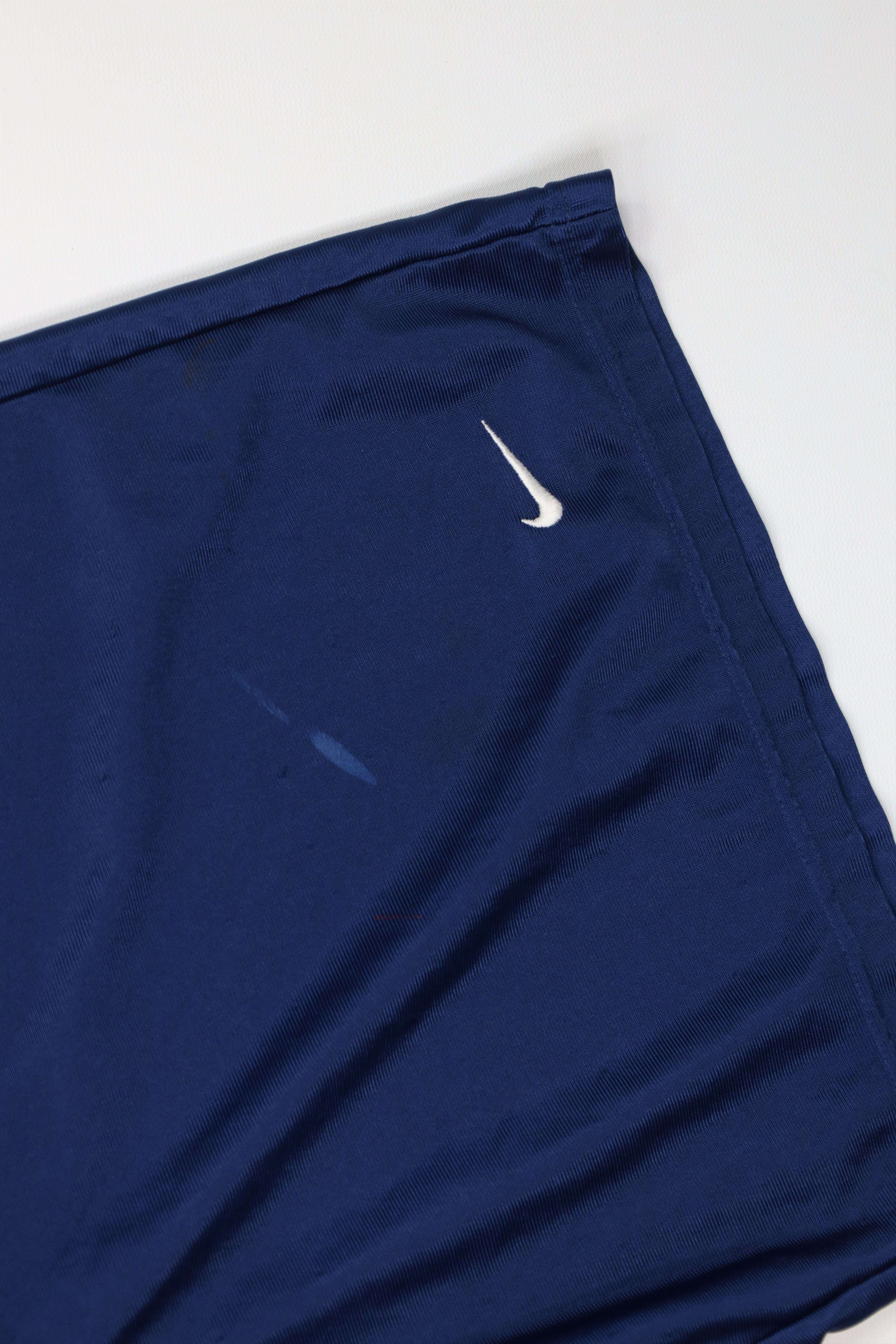 Nike Vintage 90s Nike Travis Scott Mini Swoosh Shorts Blue USA Size US 34 / EU 50 - 5 Thumbnail