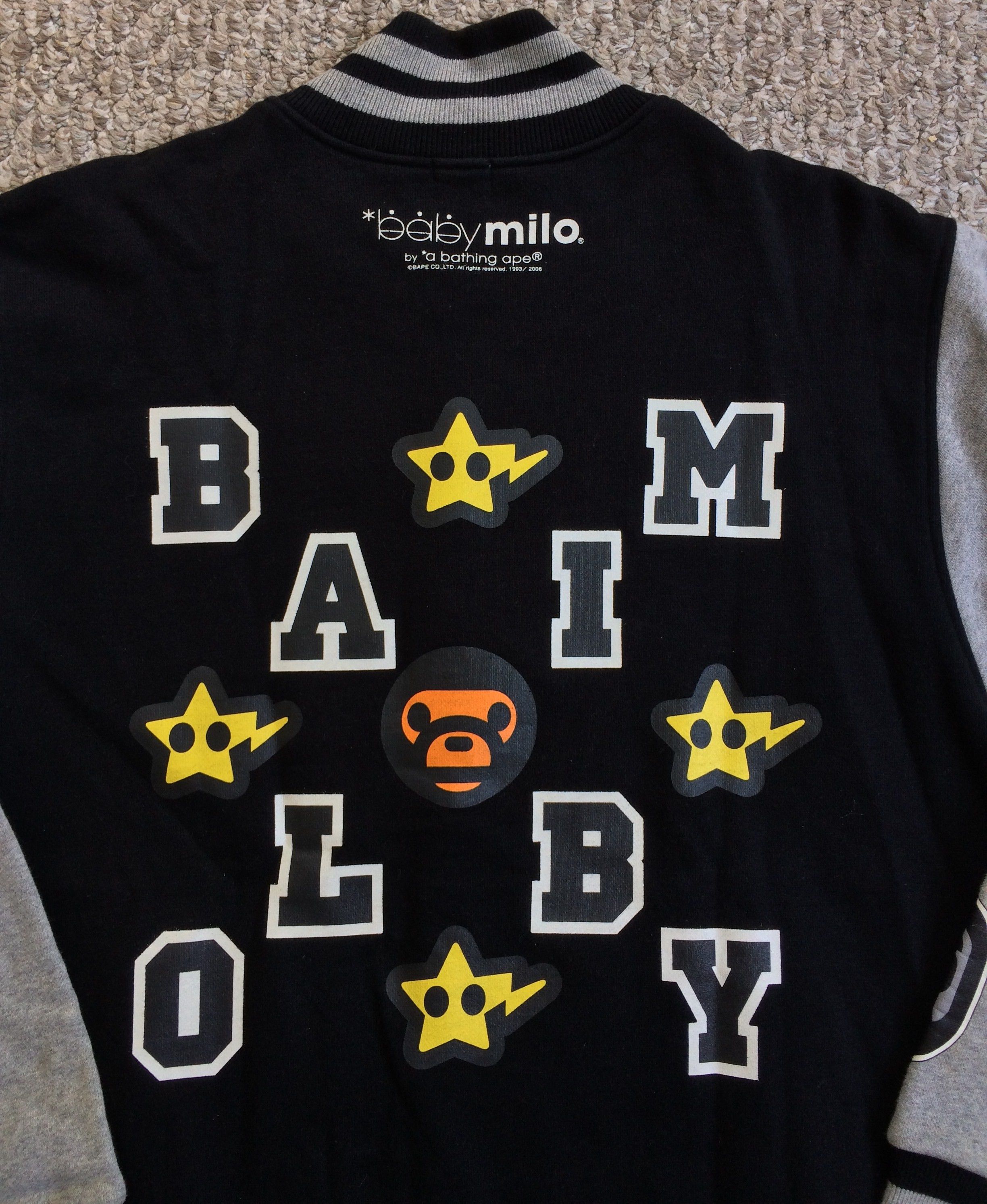 Bape F/W 2006 Baby Milo Varsity Jacket Size US M / EU 48-50 / 2 - 2 Thumbnail