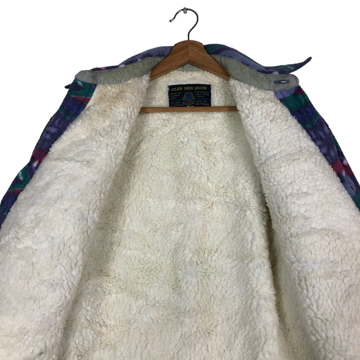 Japanese Brand × Vintage 🔥VINTAGE WOOL JACKET AZTEC NATIVE CLES DES DUCS ISSEY MIYAKE Size US M / EU 48-50 / 2 - 14 Thumbnail