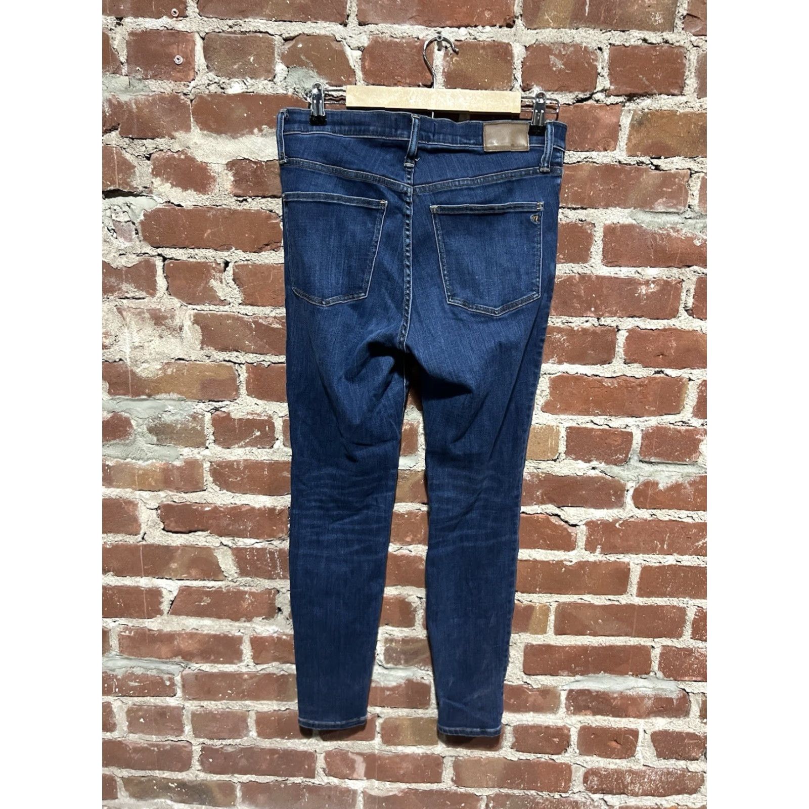 Madewell Madewell Jeans Womens 9" High Rise Skinny 30 30x26 Dark Wash Size 30" / US 8 / IT 44 - 2 Thumbnail