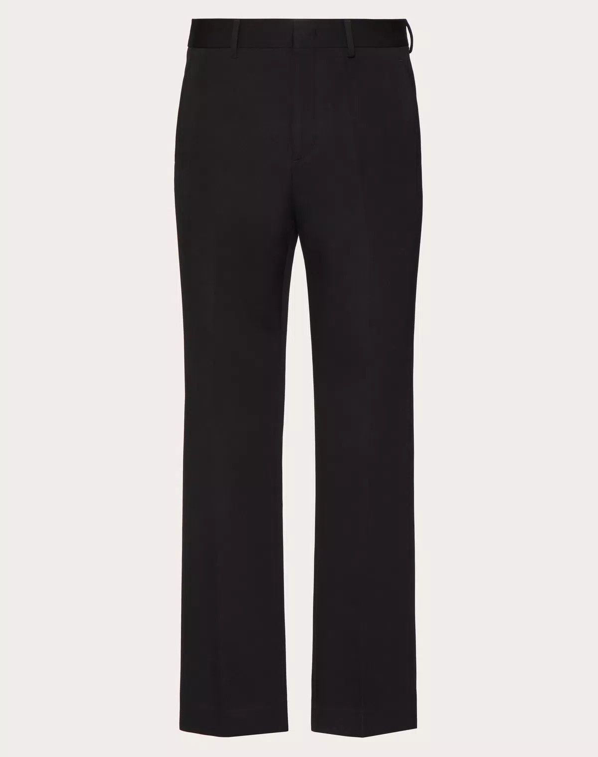 Valentino oc11z0625 Wool Grisaille Trousers in Black Size US 38 / EU 54 - 1 Thumbnail