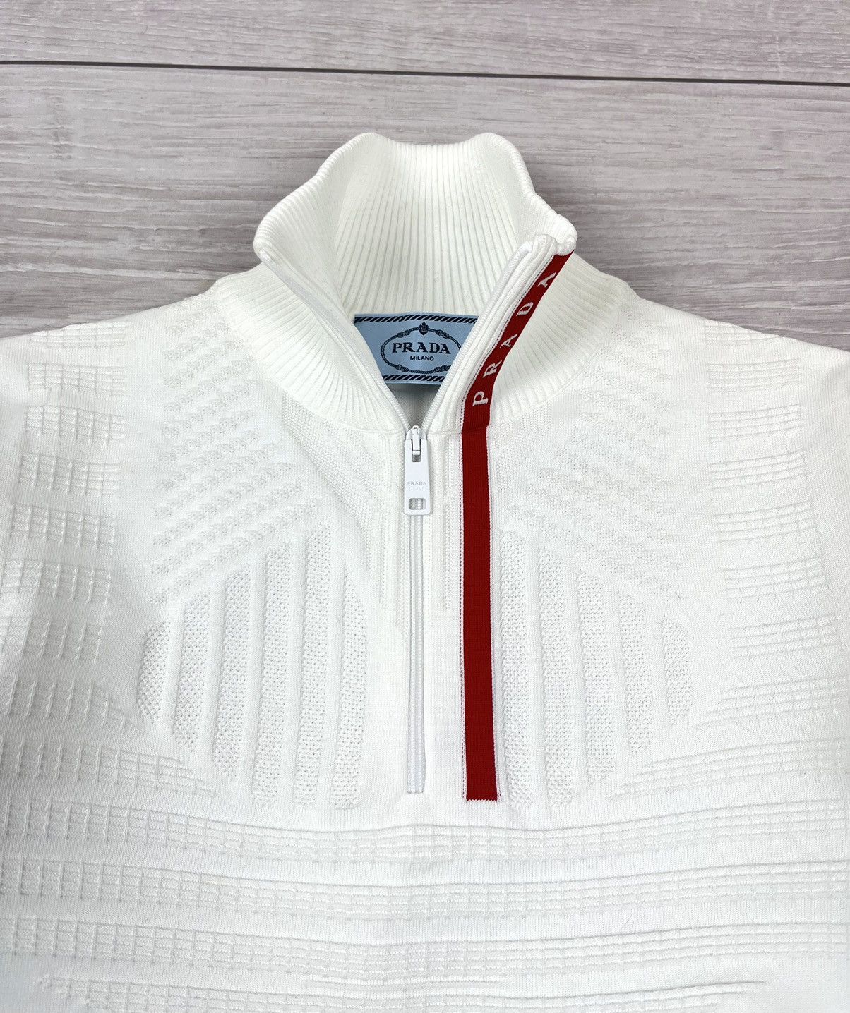 Prada Prada Linea Rossa Tech Ski Zip Top Sweater Size S / US 4 / IT 40 - 7 Thumbnail