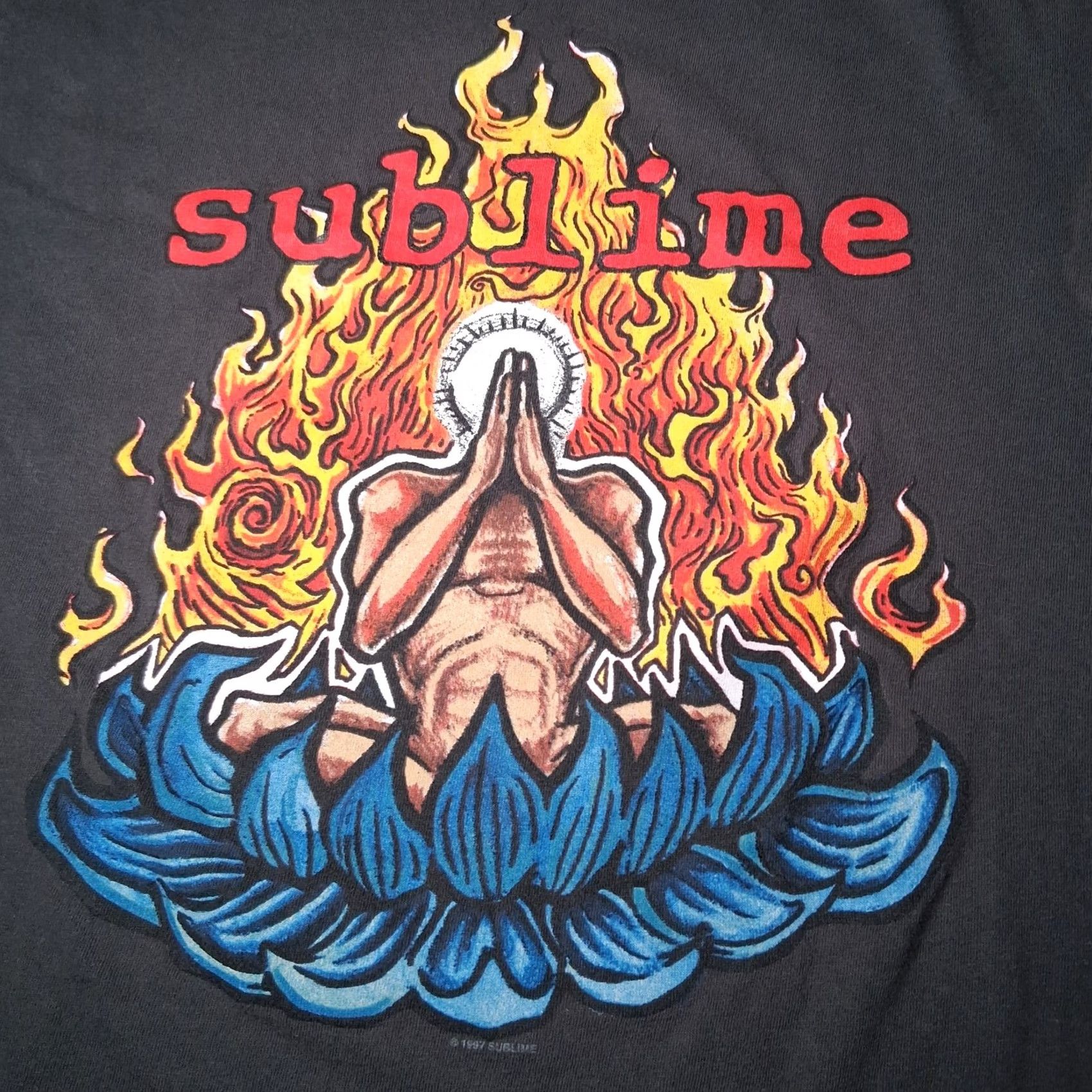 Vintage VINTAGE Sublime Band Shirt S Gray Graphic T Distressed Music Shirt Mens Small Distressed Size US S / EU 44-46 / 1 - 7 Thumbnail