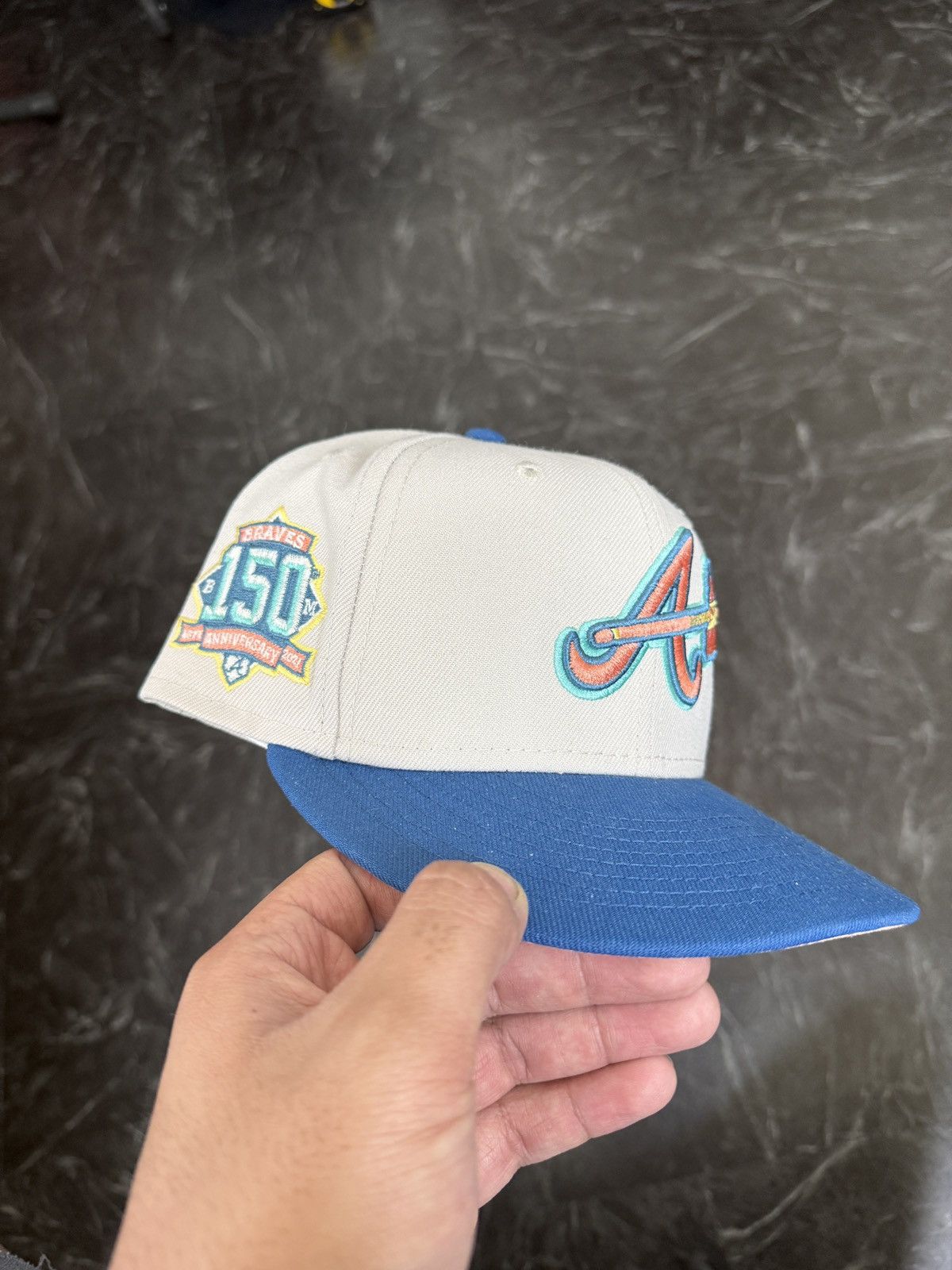 Hat Club Atlanta Braves Ocean Drive 150th Anniversary Patch 7 1/2 Size ONE SIZE - 1 Thumbnail