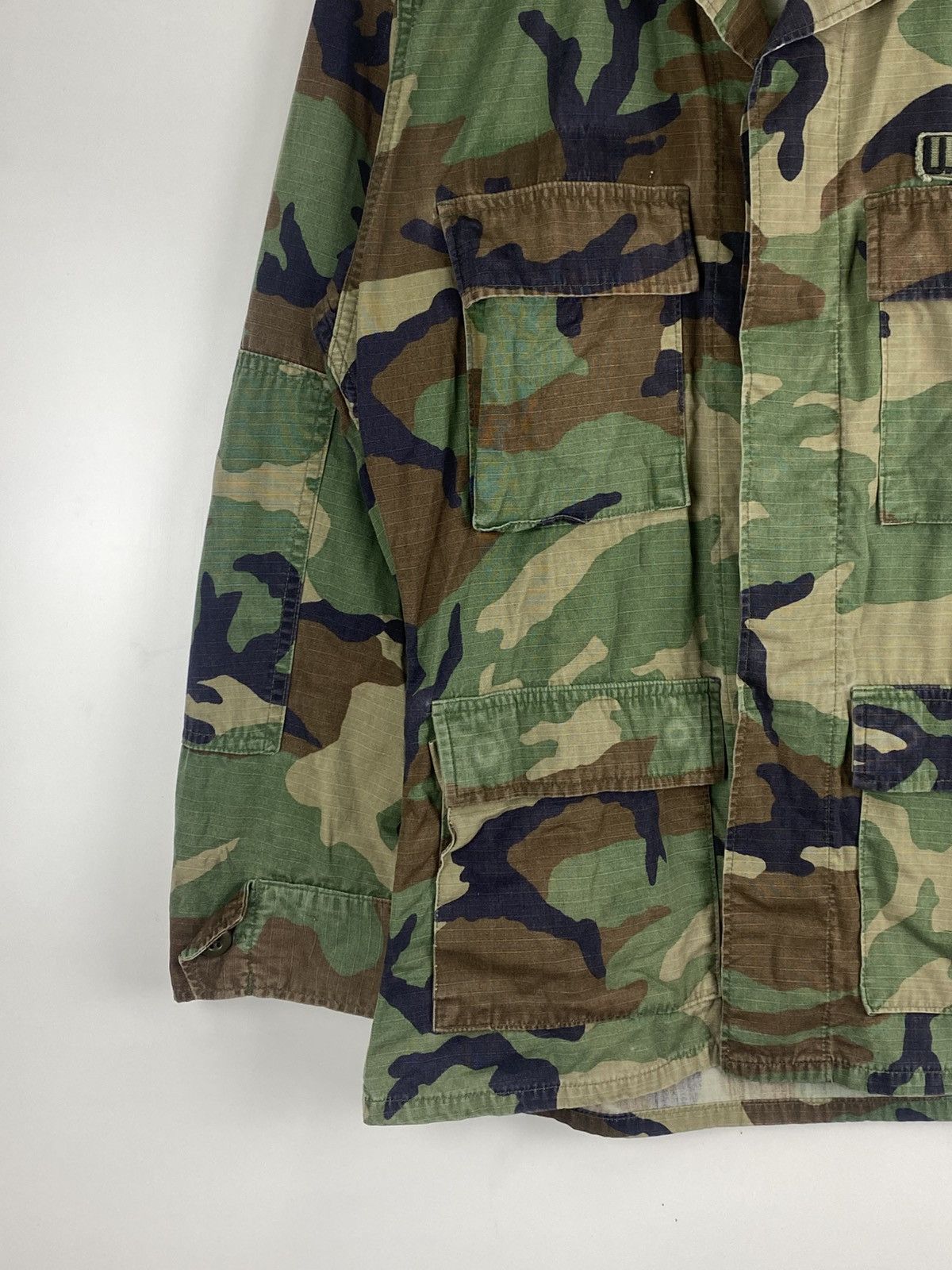 Vintage US Army M81 Woodland Camouflage BDU Jacket - Small Regular Size US M / EU 48-50 / 2 - 3 Thumbnail