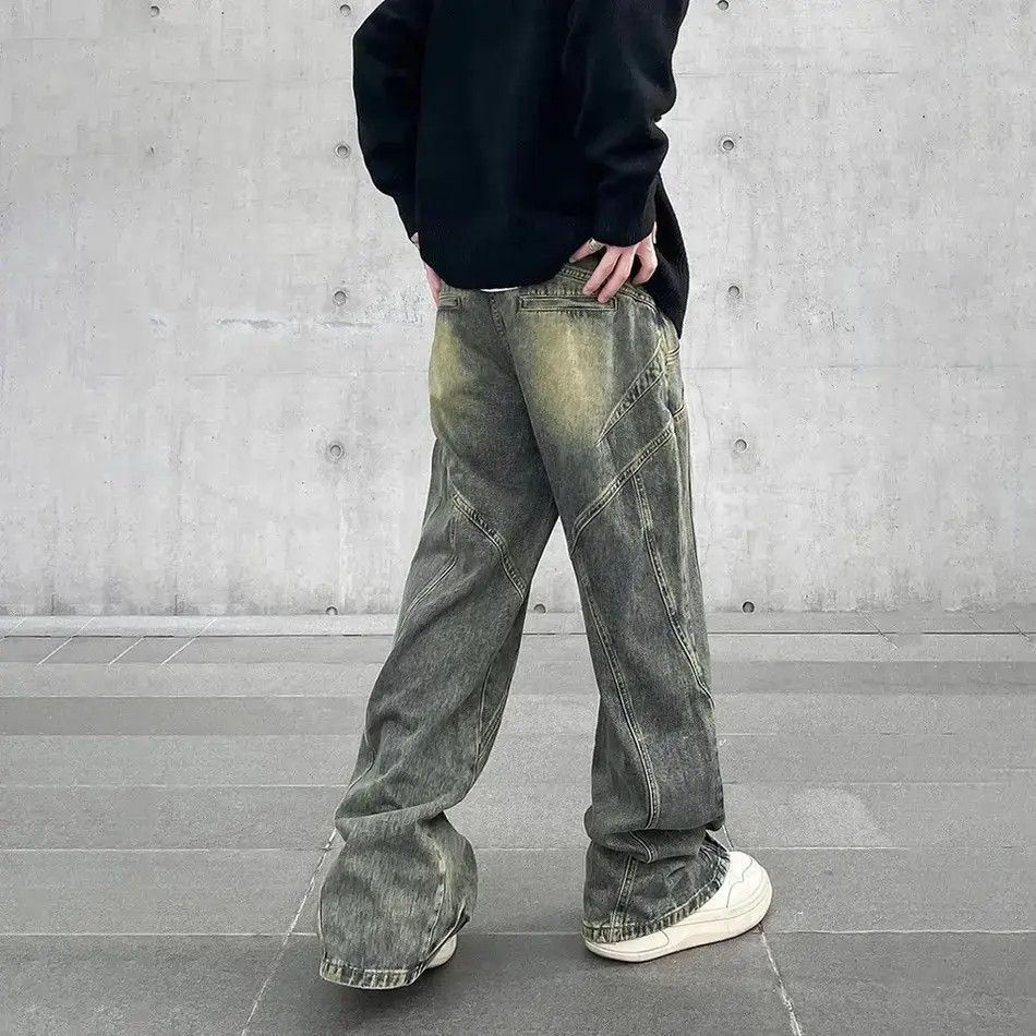 Japanese Brand Y2k flared baggy jeans trousers vintage Size US 34 / EU 50 - 3 Thumbnail