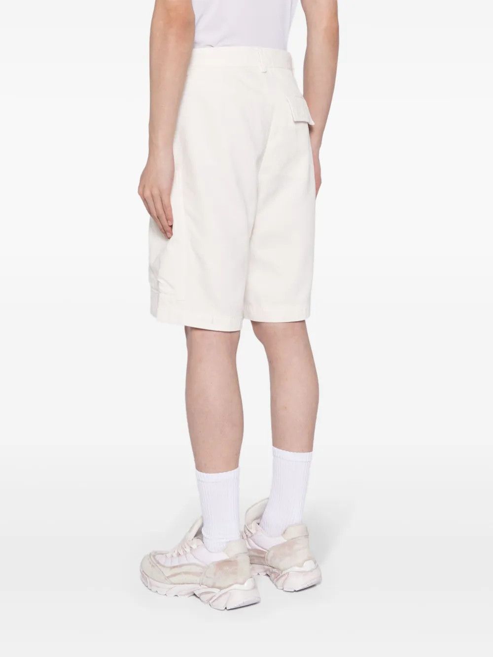 Palm Angels o1y0325 Logo Short in Off White Size US 30 / EU 46 - 3 Thumbnail