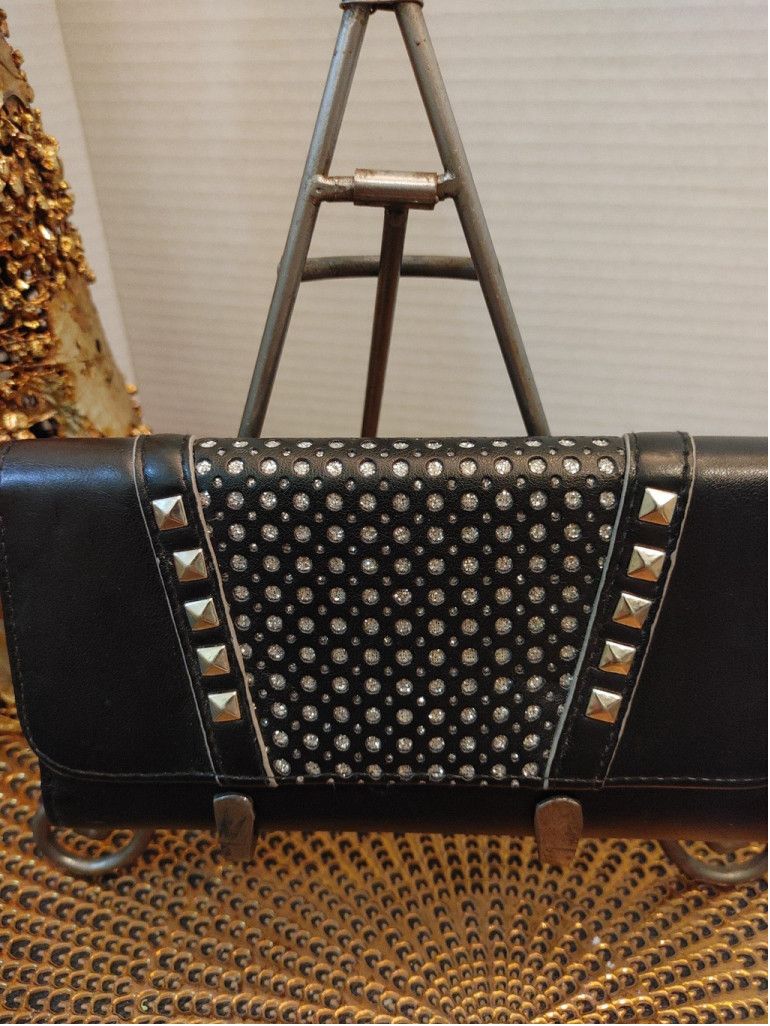 Other Sparkling Studded Tri Fold Wallet Size ONE SIZE - 2 Thumbnail