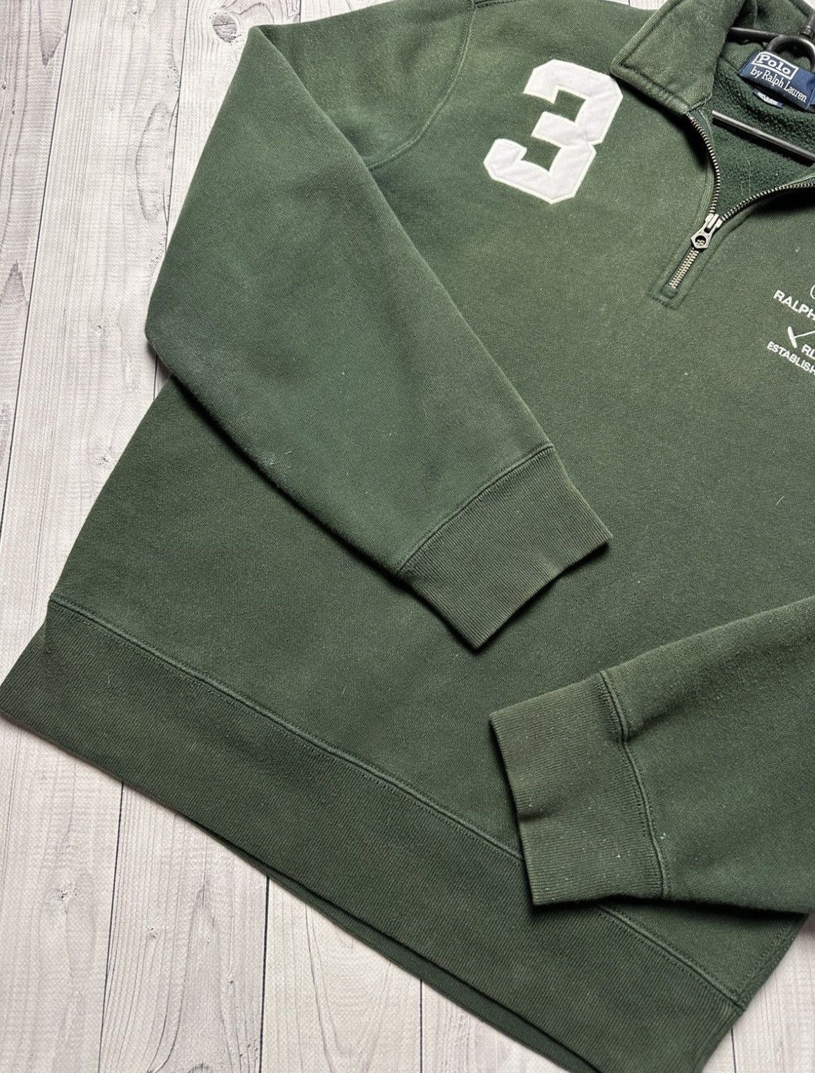 Polo Ralph Lauren Vintage polo Ralph Lauren zip 1/4 sweatshirt logo 3 Size S Size US S / EU 44-46 / 1 - 4 Thumbnail