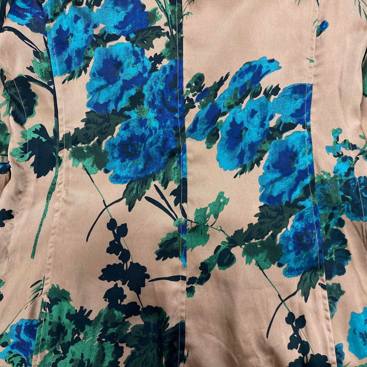 Dries Van Noten FW2019 Floral Viscose Blazer Size 38S - 8 Thumbnail