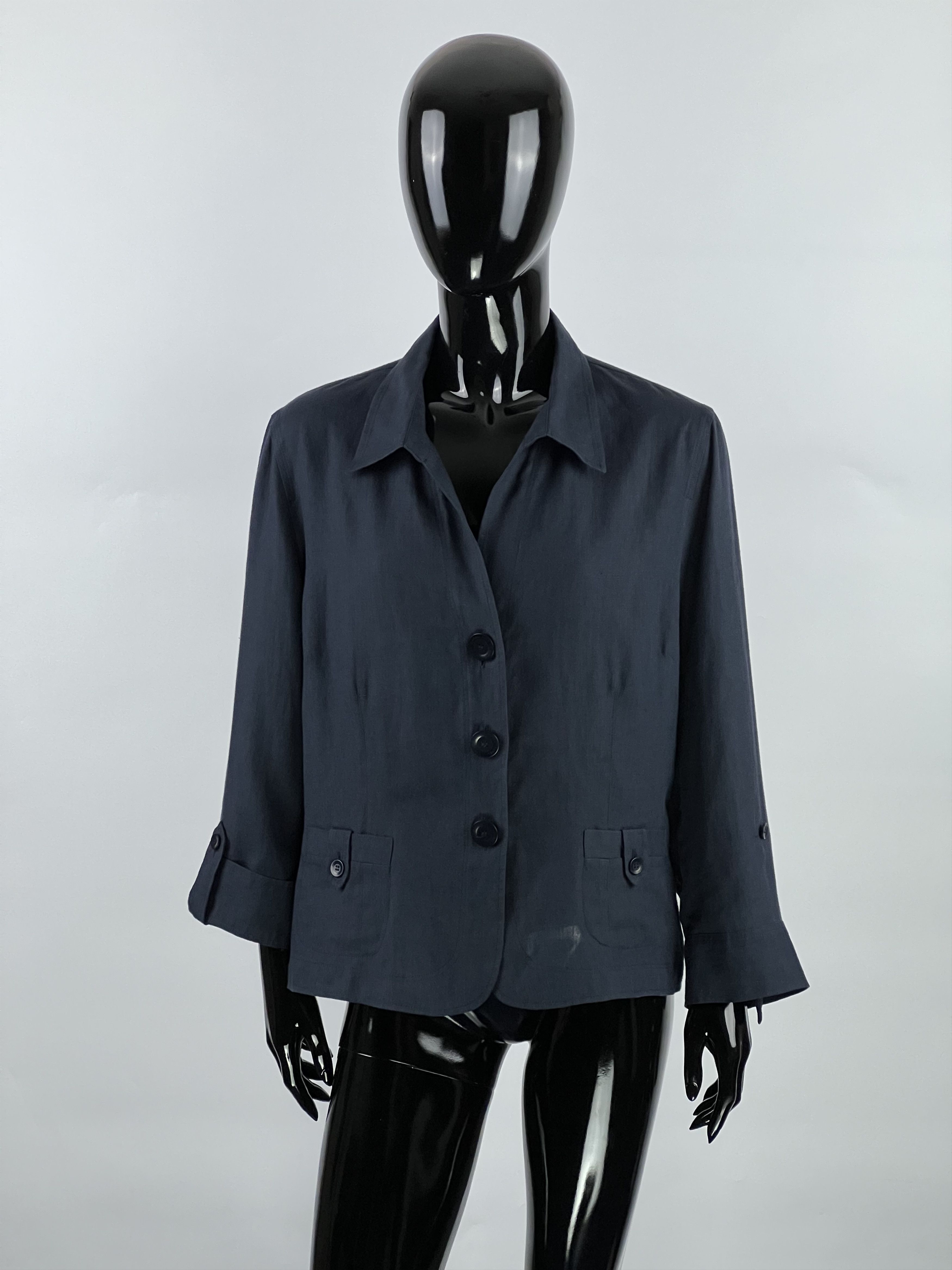 Gerard Darel Gerard Darel Navy Blue Wool Blazer Jacket Size 46 Size L / US 10 / IT 46 - 1 Thumbnail
