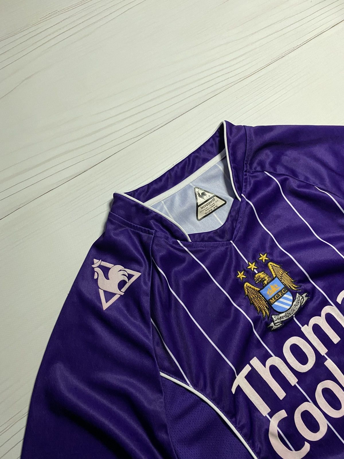 Le Coq Sportif Le Coq Sportif Manchester City 2007/08 away longsleeve Size US XS / EU 42 / 0 - 8 Thumbnail
