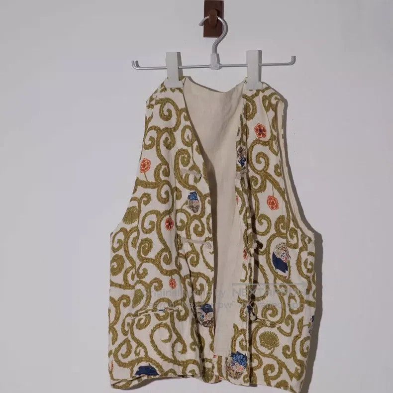 Kapital Kapital Tang grass embroidered vest Size US L / EU 52-54 / 3 - 3 Thumbnail