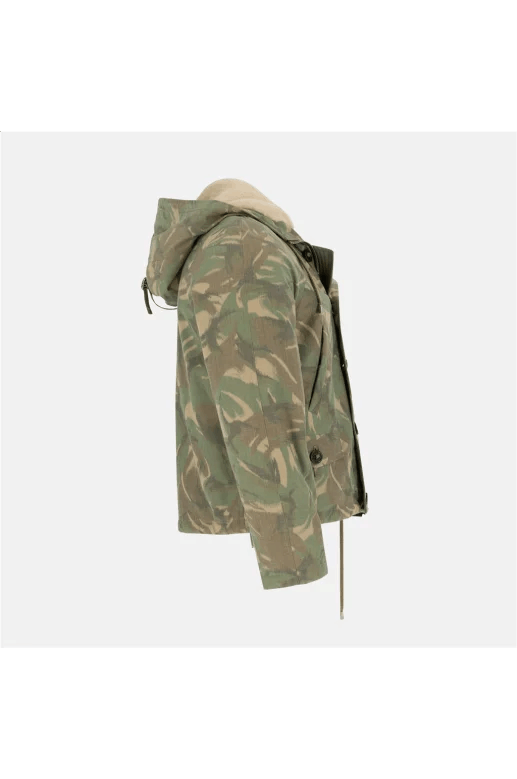 Saint Laurent Paris o1y0325 Hooded Jacket in Military Green Size US S / EU 44-46 / 1 - 2 Thumbnail