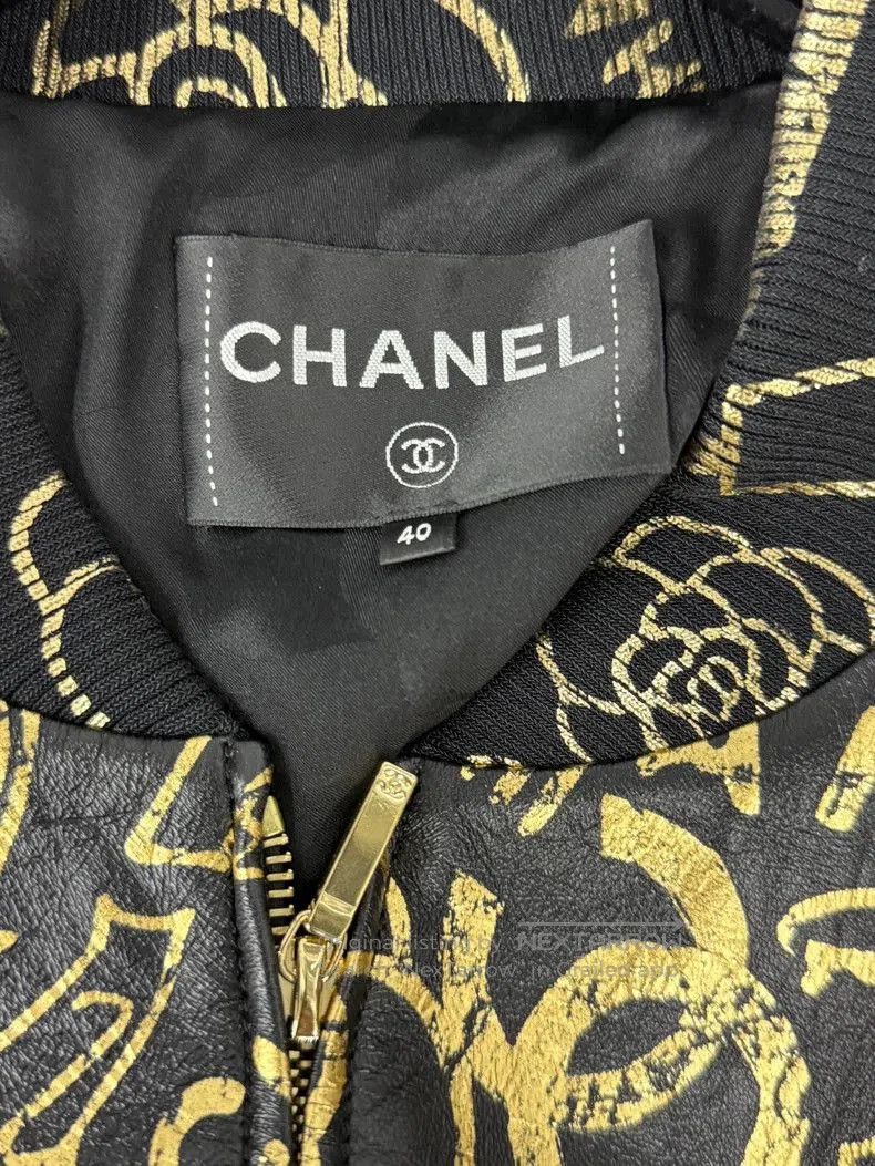 Chanel Chanel Egypt Graffiti Leather Jacket. Size US M / EU 48-50 / 2 - 4 Thumbnail