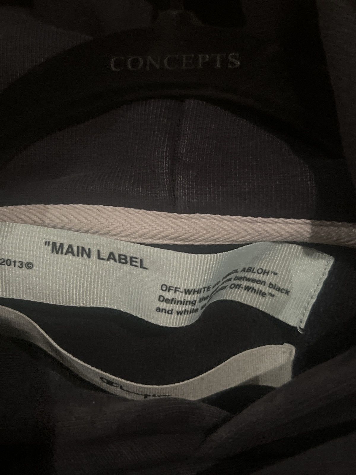 Off-White Off-White Champion Hoodie in Black Size US L / EU 52-54 / 3 - 7 Thumbnail