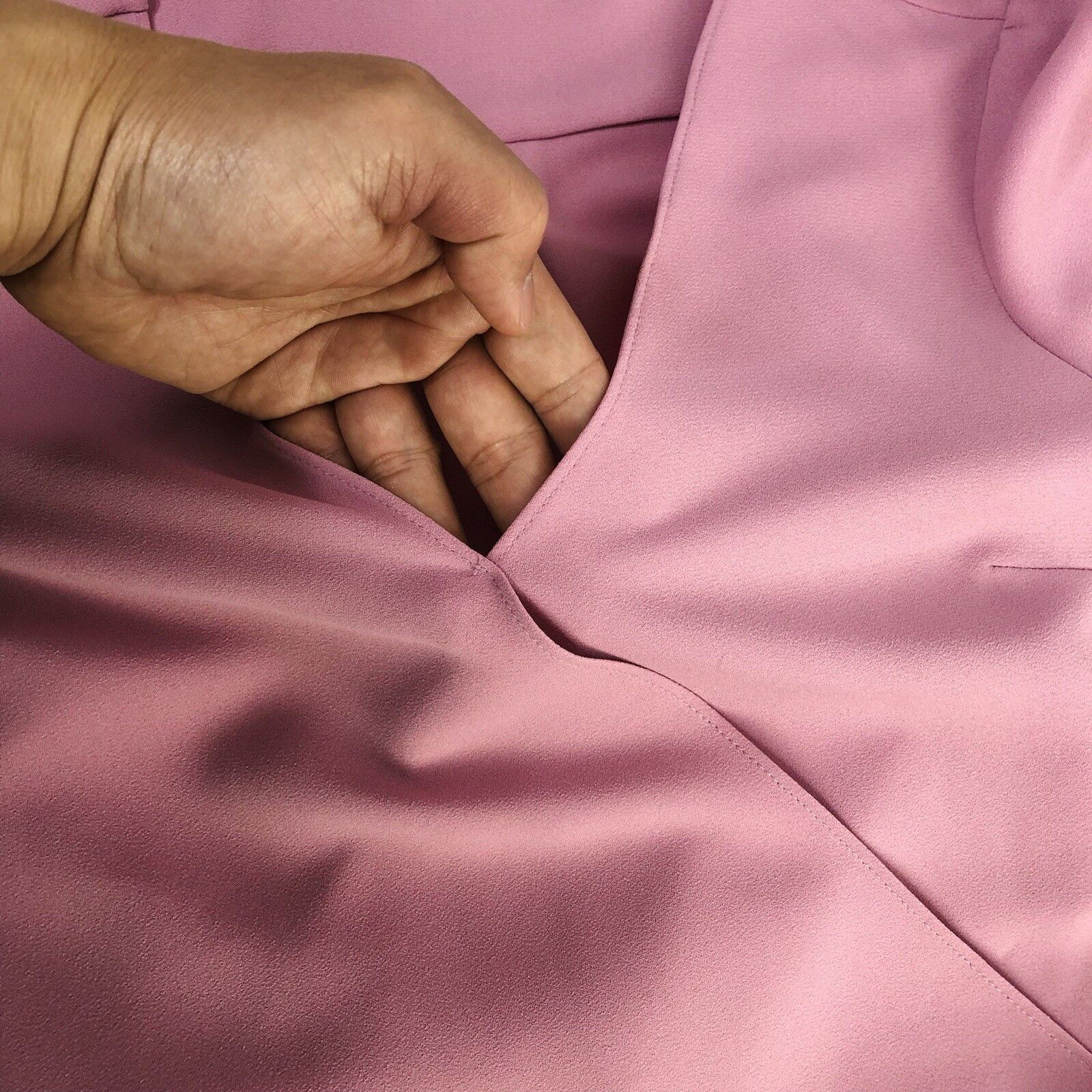 Bar III Bar III Womens Pink Blouse S Shirt Balloon Sleeve Wrap Size S / US 4 / IT 40 - 13 Thumbnail