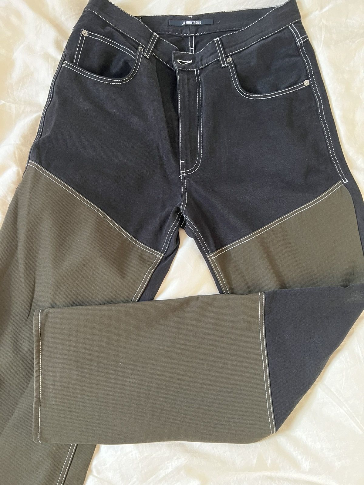 Color Block Jeans
