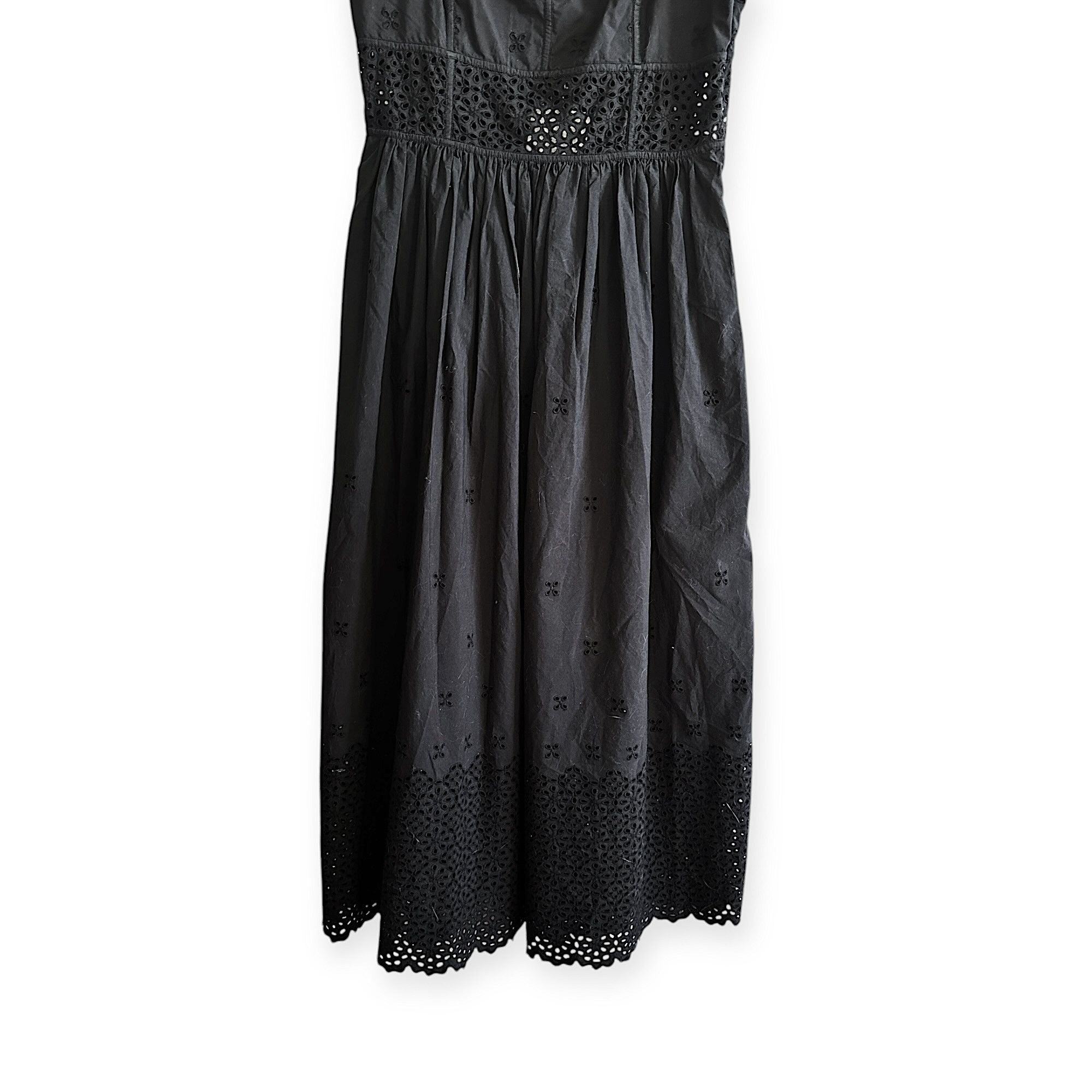 Ulla Johnson ULLA JOHNSON Celestia Broderie Anglaise Cotton Midi Dress, Size S / US 4 / IT 40 - 12 Thumbnail