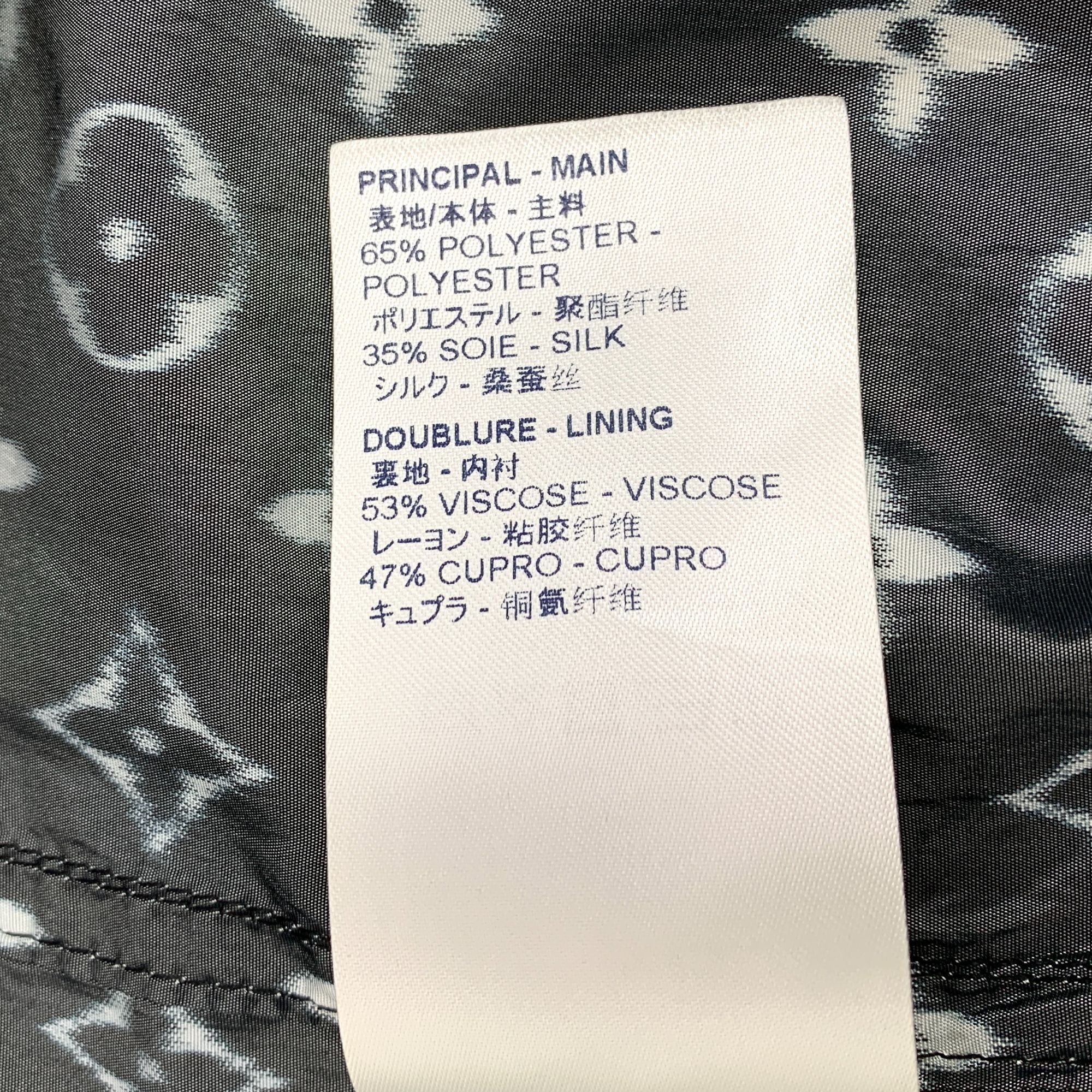 Louis Vuitton Louis Vuitton Black & Gray Logo Print Hooded Zipper Jacket 3 Size US S / EU 44-46 / 1 - 3 Thumbnail
