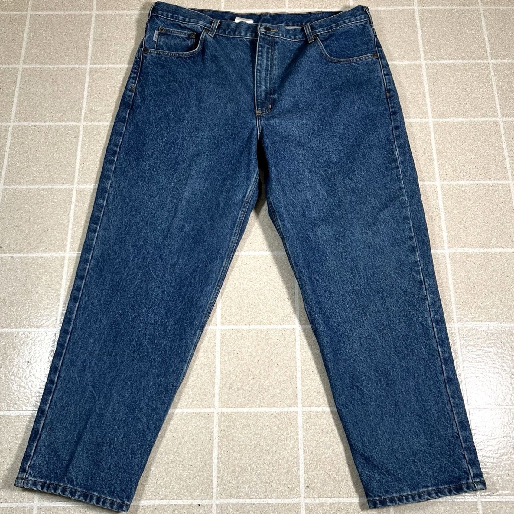 Carhartt Carhartt B17 DST Relaxed Fit Jeans Men 42x30 100% Cotton Blue Jeans Relaxed 42 30 Mens Size US 42 / EU 58 - 2 Thumbnail