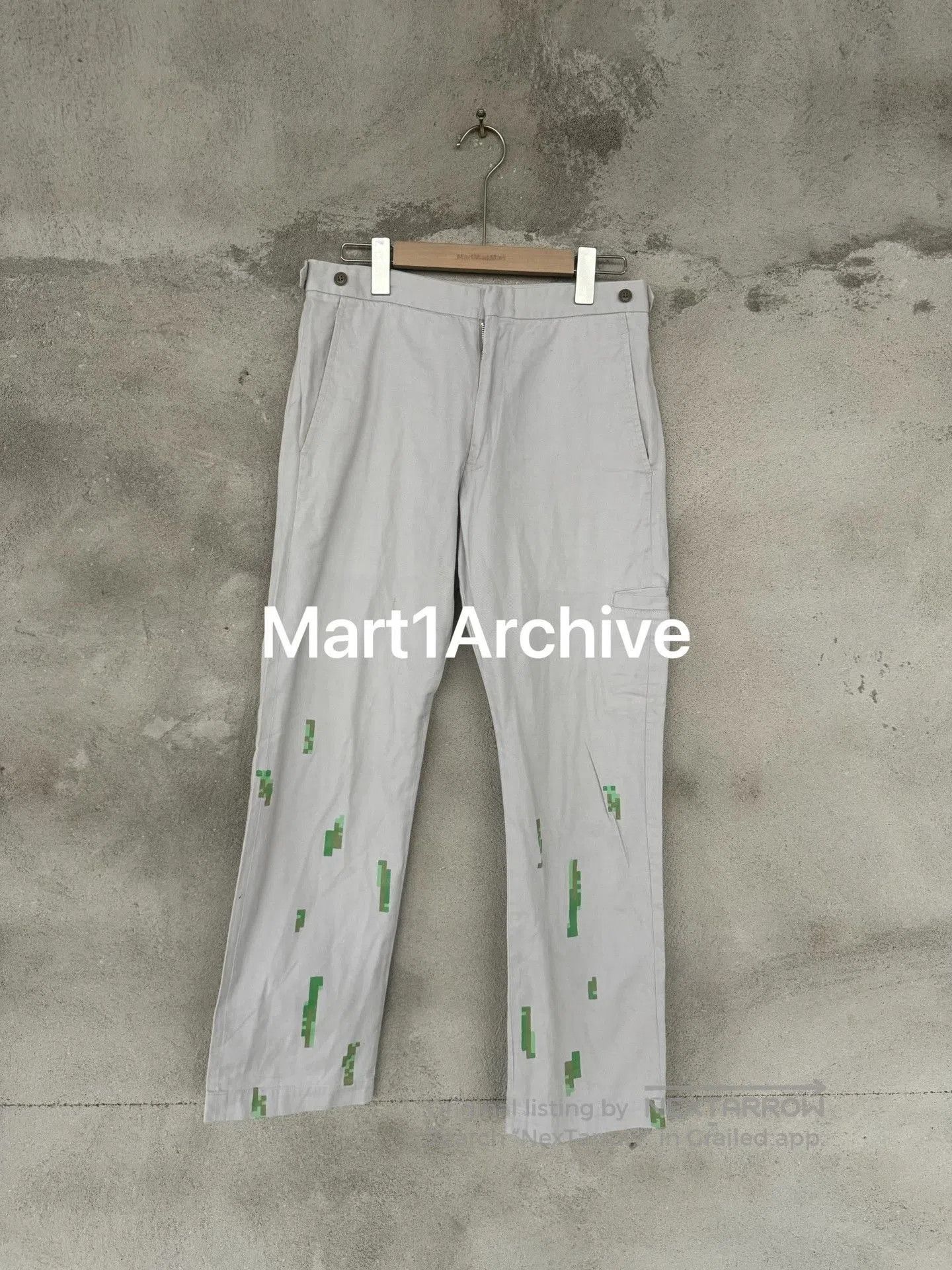 Comme des Garcons Comme Des Garçons Homme Plus 00AD Pixel Print Straight Pant Size US 30 / EU 46 - 1 Thumbnail
