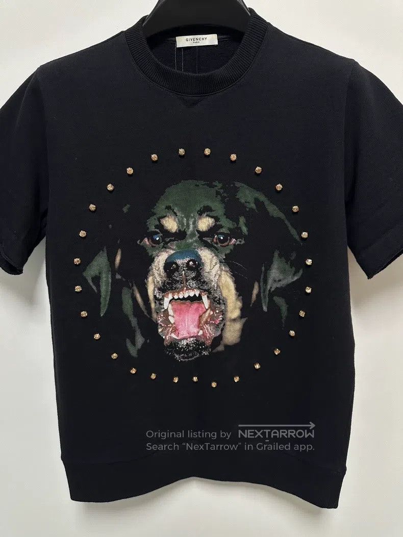 Givenchy Givenchy Yellow Diamond Rottweiler Dog Head Short Sleeve S Size US XS / EU 42 / 0 - 2 Thumbnail