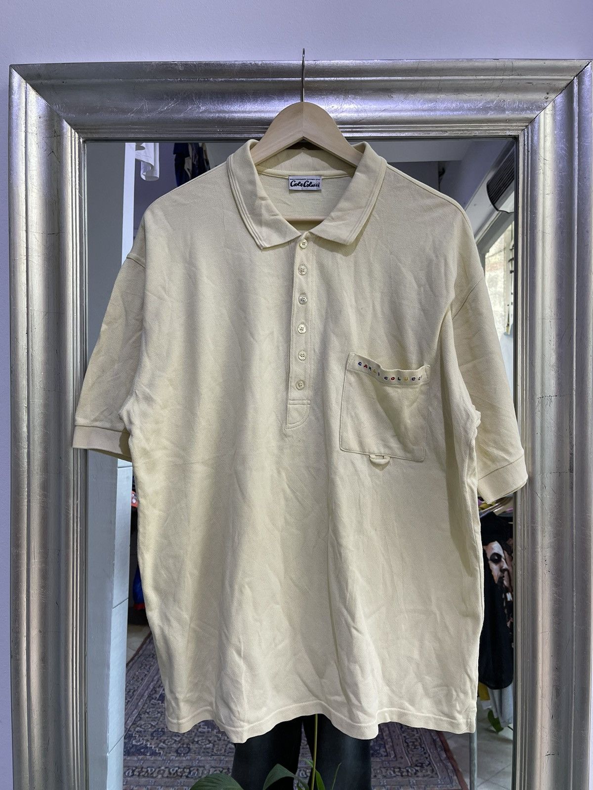 Vintage Carlo Colucci six button polo shirt