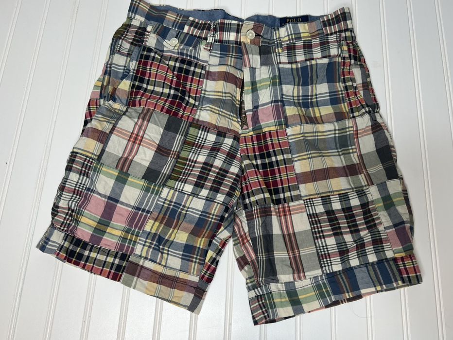 Ralph lauren cheap madras shorts