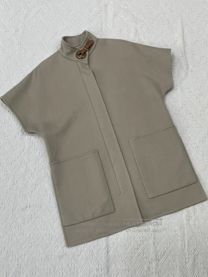 Hermes Gray Printed Denim Jacket