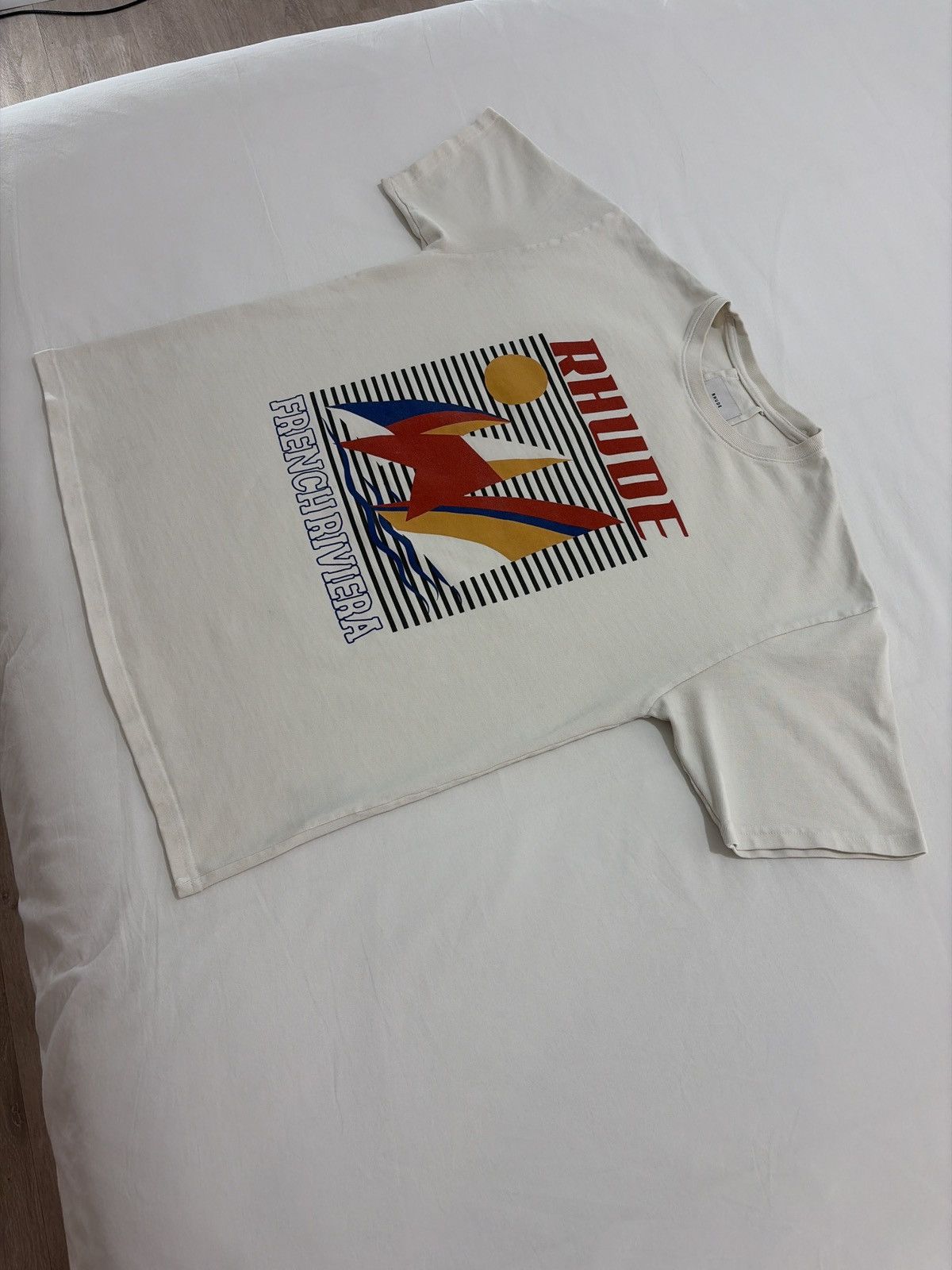 Rhude Rhude ‘Poster’ French Riviera Destination Sailing Tee Size US S / EU 44-46 / 1 - 3 Thumbnail