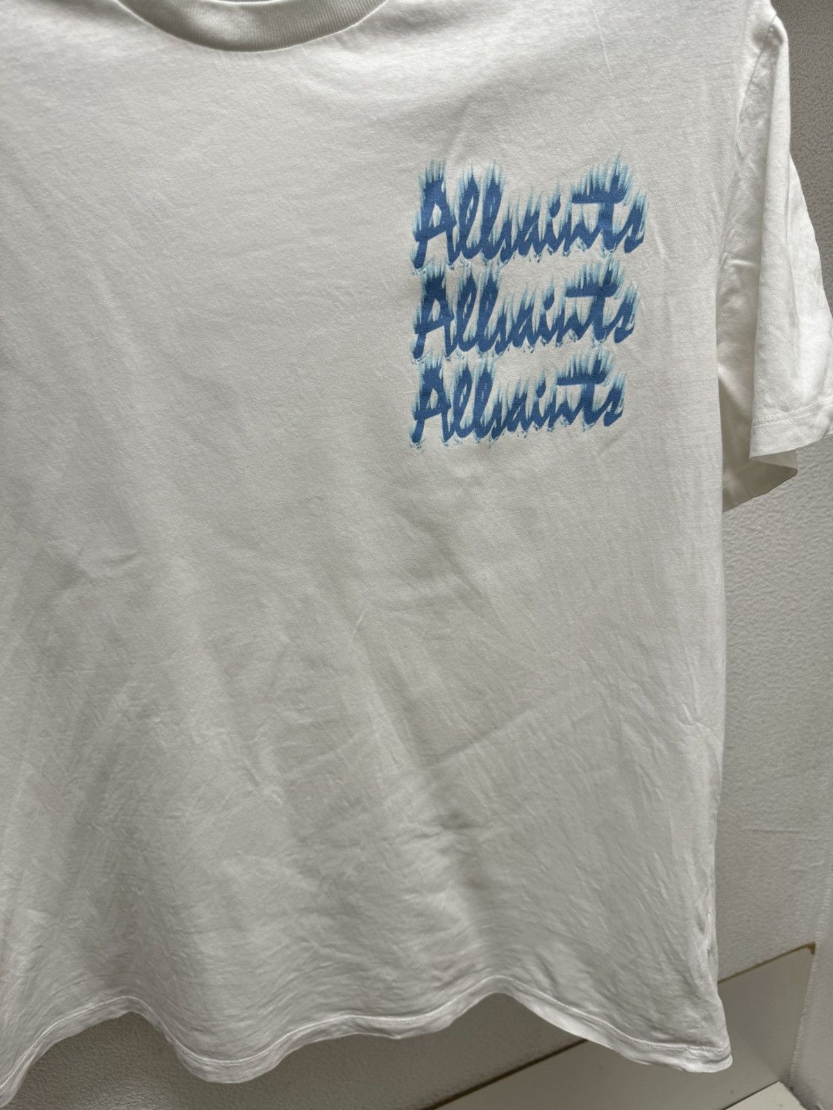Allsaints Allsaints big logo white t-shirt L sz Japanese brand Size US L / EU 52-54 / 3 - 5 Thumbnail
