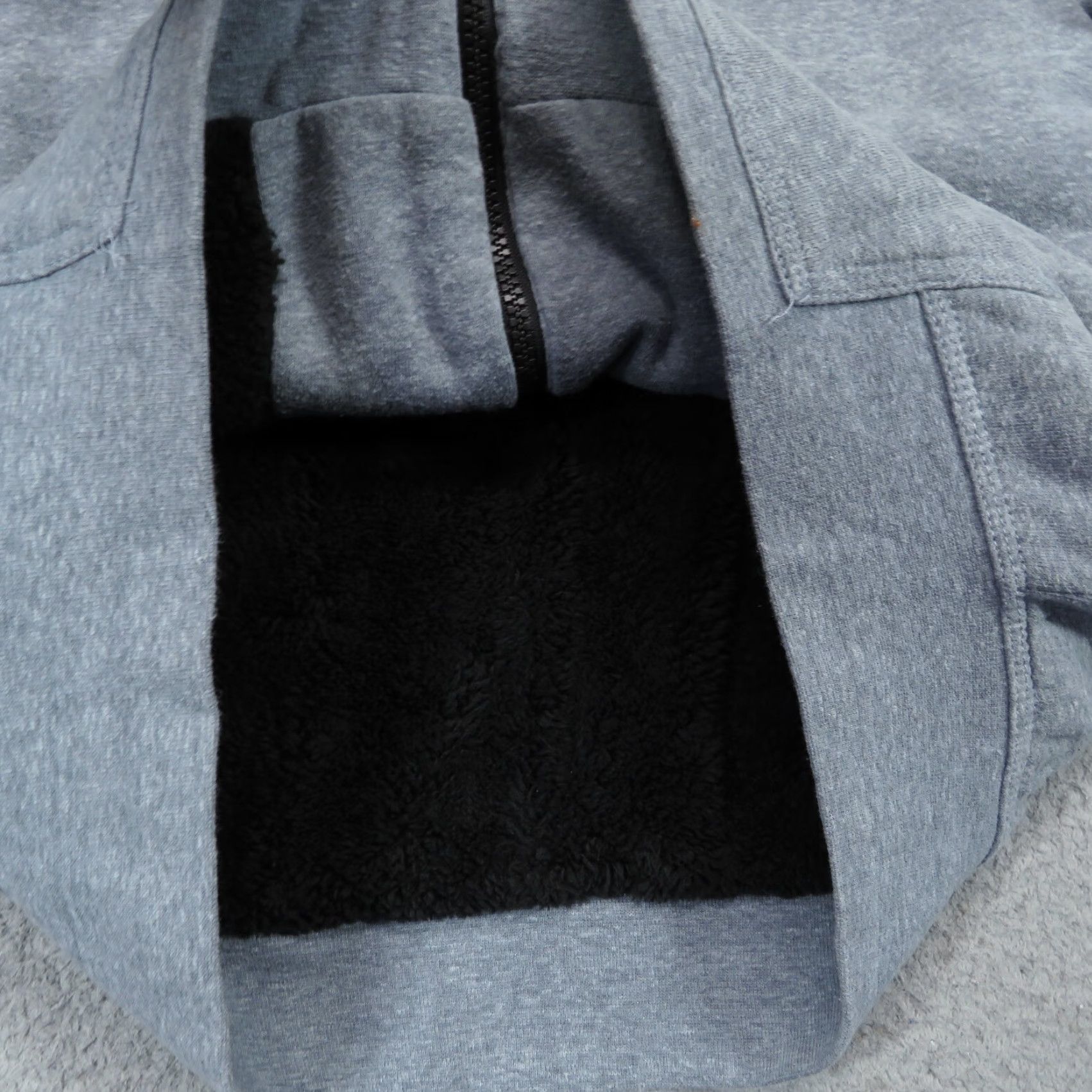 Hurley Hurley Hoodie Mens Small Y2K Sherpa Fleece Lined Full Zip Skater Grunge Jacket Size US S / EU 44-46 / 1 - 3 Thumbnail