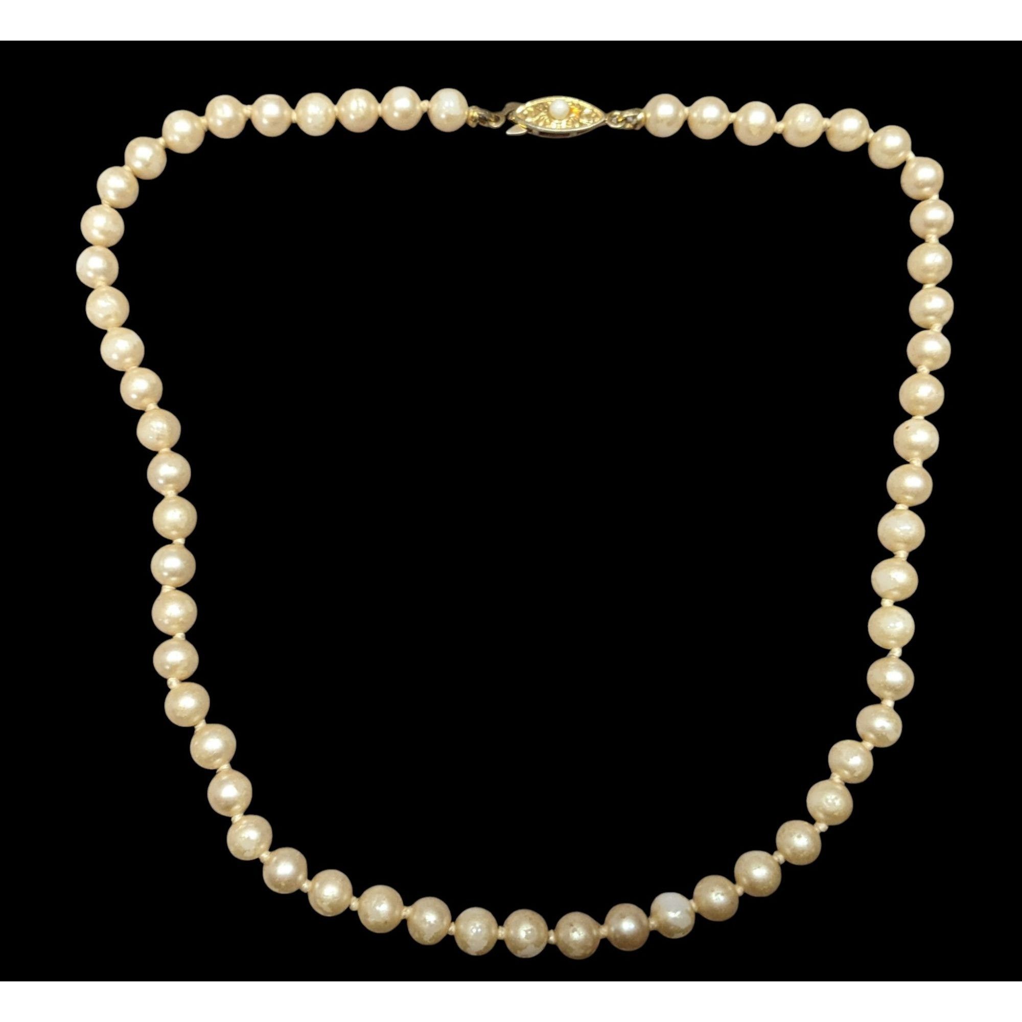 Other Vintage Japanese Faux Pearl Beaded Necklace Size ONE SIZE - 1 Thumbnail