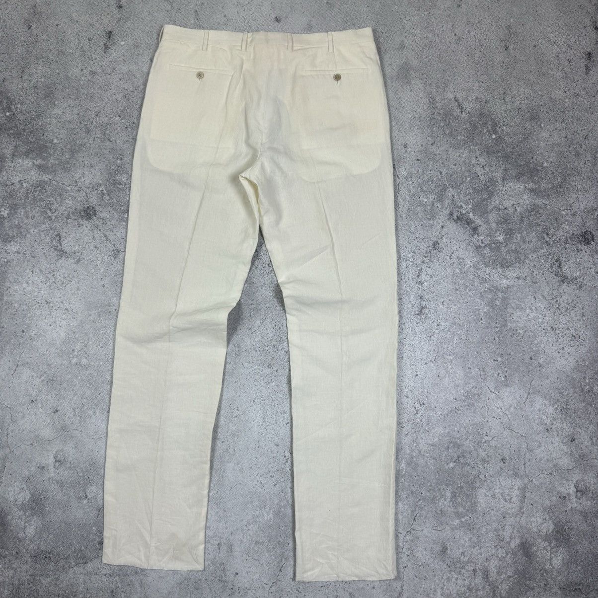 Prada Prada Straight Leg 100% Linen Old Money Trousers Pants Size US 36 / EU 52 - 6 Thumbnail