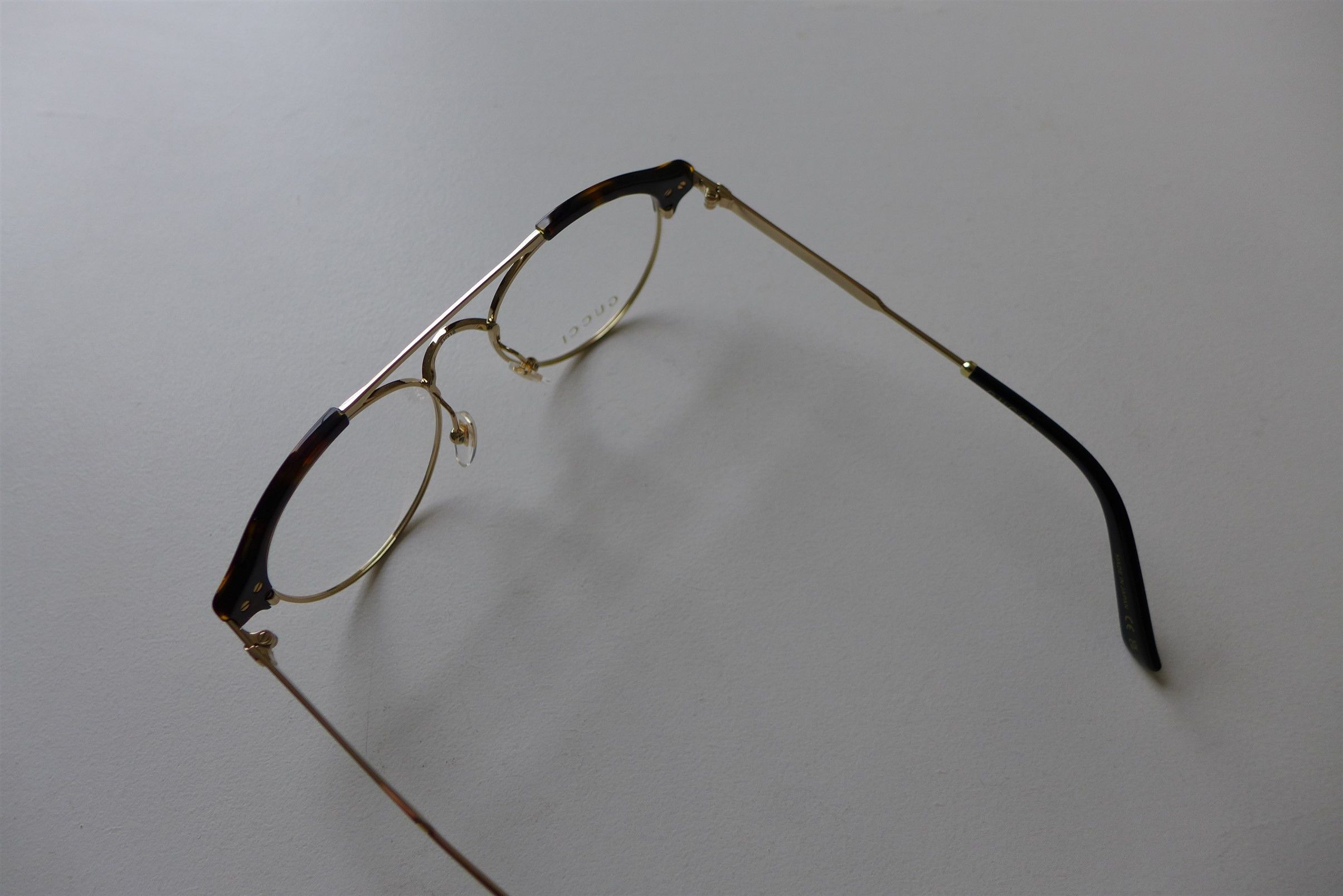 Gucci Gucci GG02890 Optical Glasses - Gold Metal & Havana Acetate. Size ONE SIZE - 7 Thumbnail