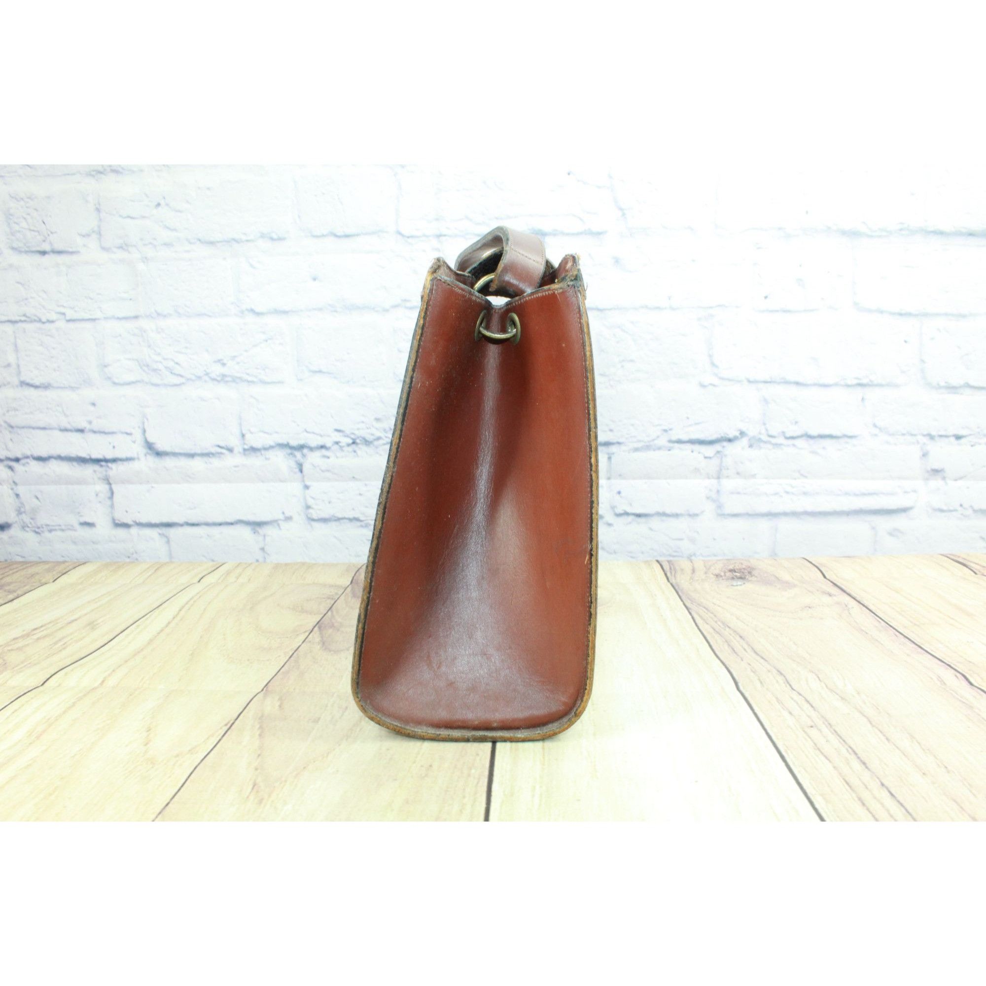 Leather × Vintage Vintage Patchwork Leather Suede Satchel Handbag Purse Size ONE SIZE - 4 Thumbnail