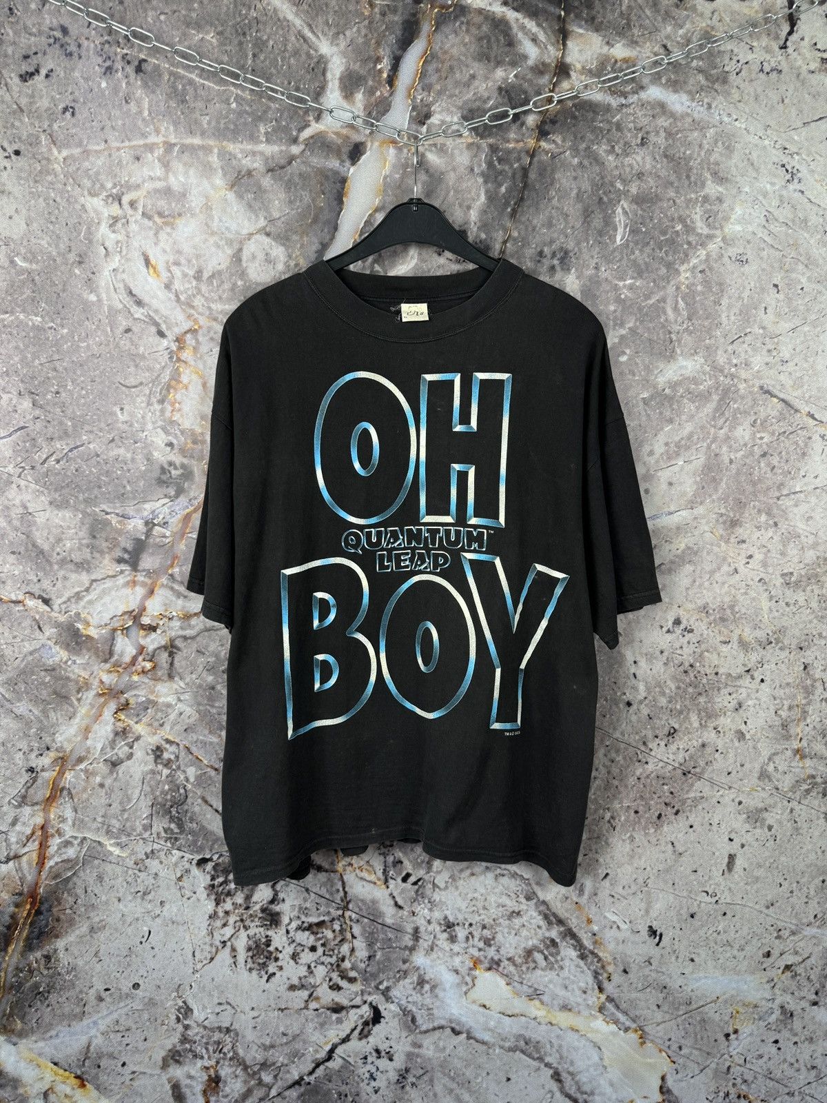 Liquid Blue × Vintage Men’s Oh Boy Quantum Leap T-Shirt Vintage Size XL Size US XL / EU 56 / 4 - 1 Thumbnail