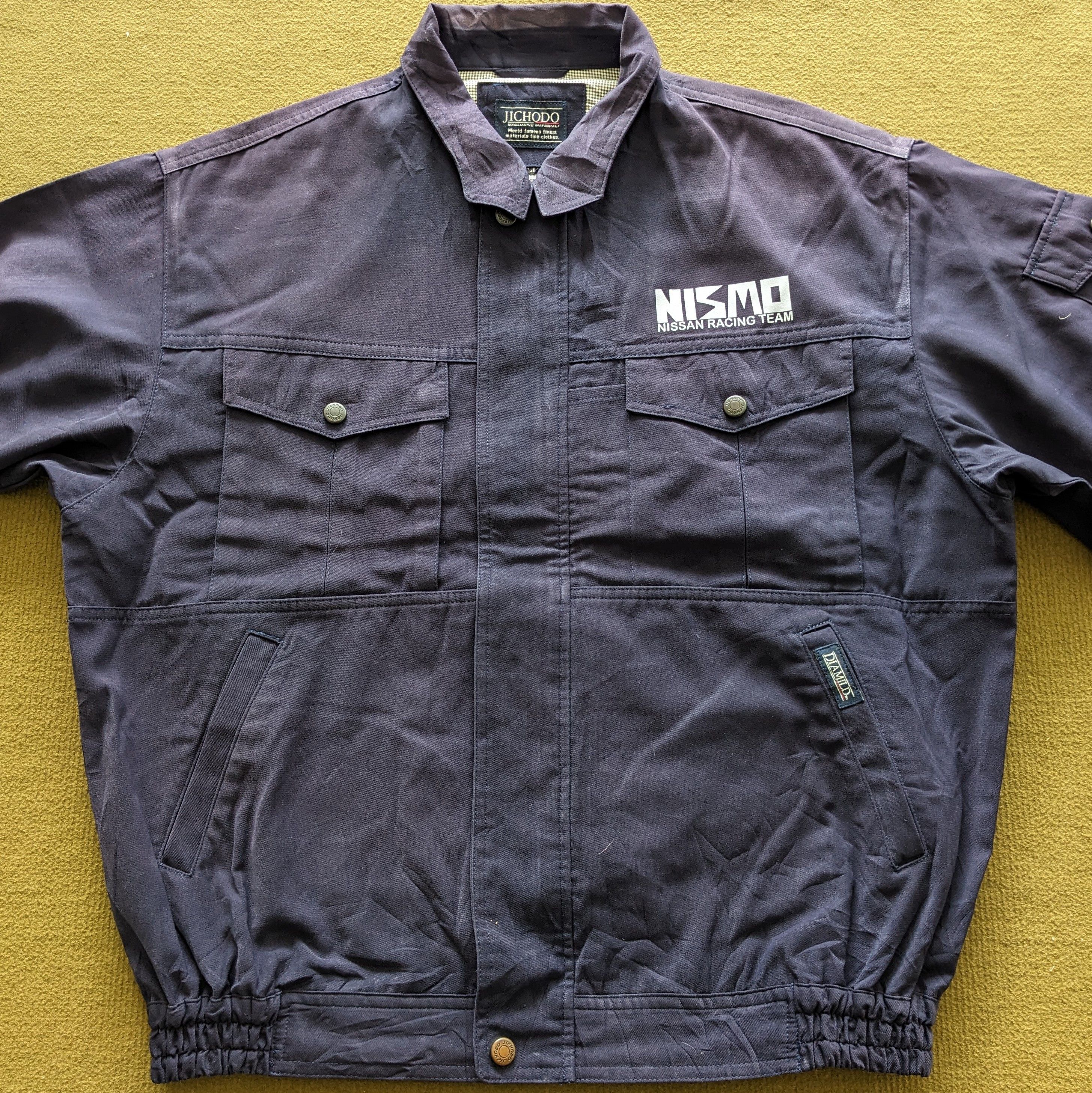 Japanese Brand Vintage NISMO NISSAN RACING Uniform Workers Custom Jacket Size US L / EU 52-54 / 3 - 3 Thumbnail
