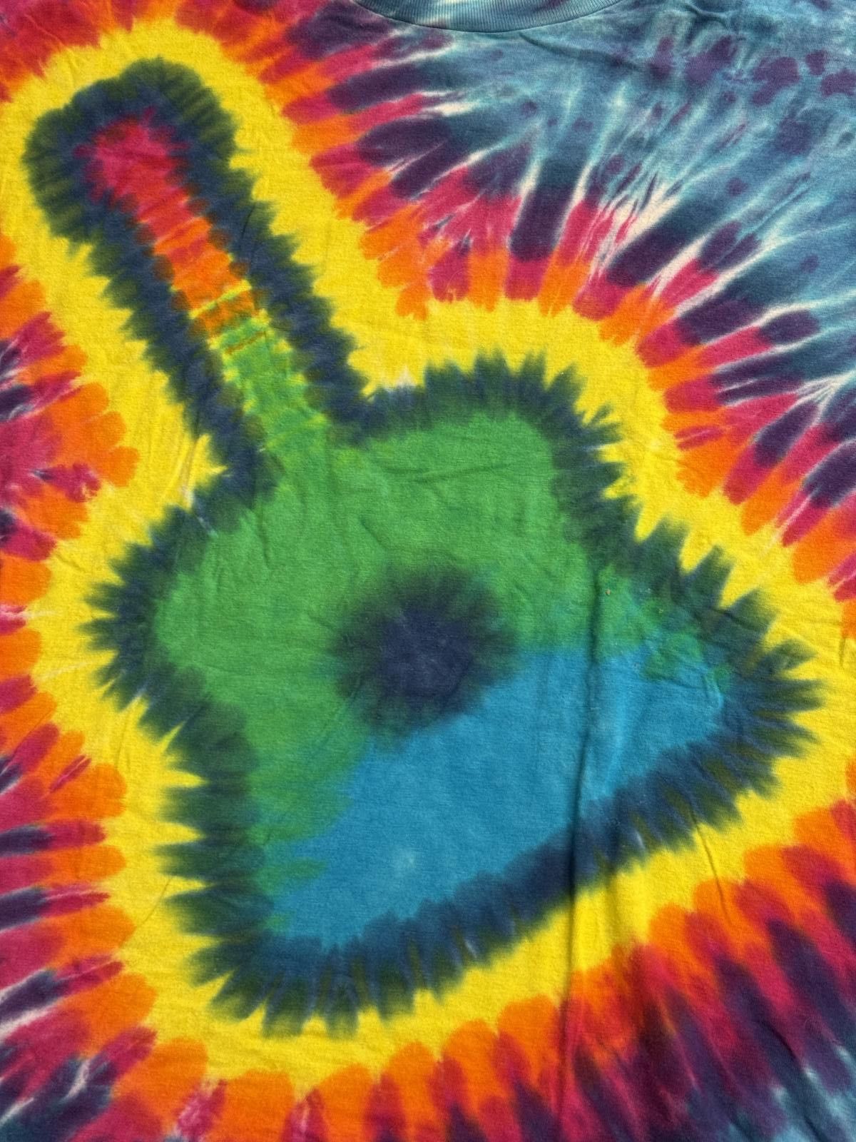Other Vintage Tie Dye Rainbow Guitar Acoustic Shirt Made in USA XL Size US XL / EU 56 / 4 - 4 Thumbnail