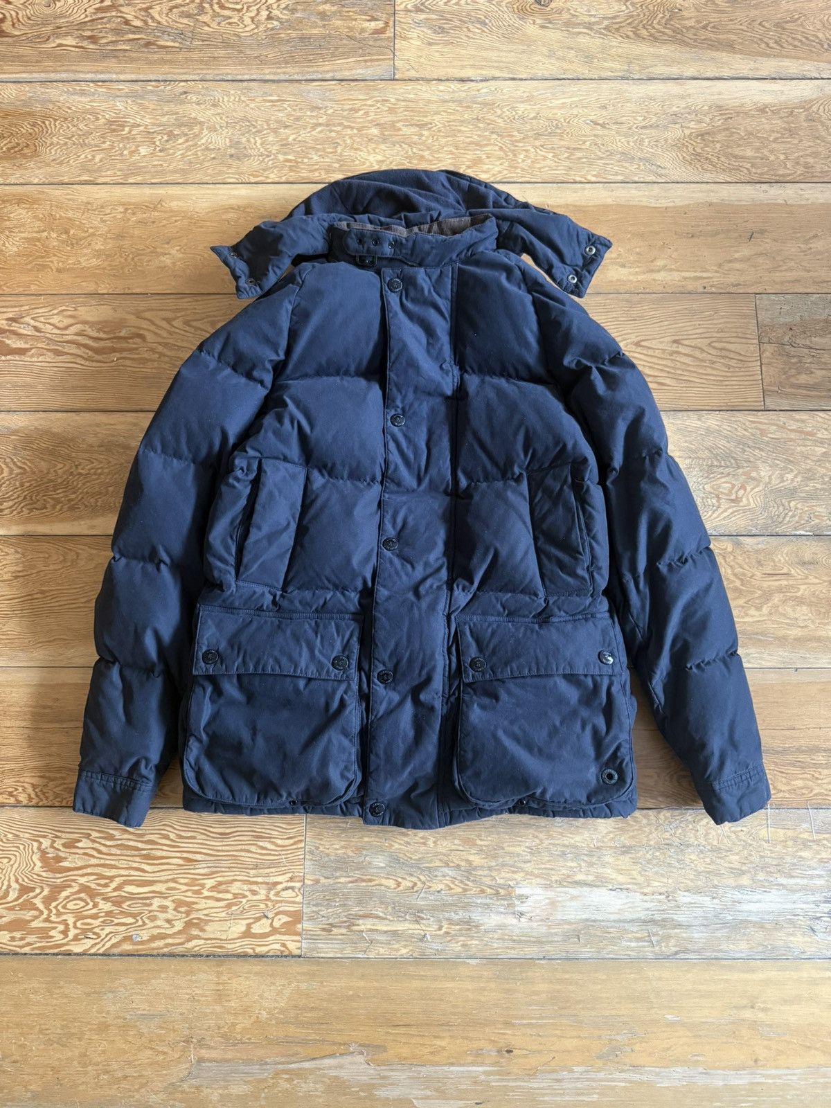 Barbour × Paul Smith Red Ear 2012 Land and Sea Paul Smith X Barbour Down Jacket Size US L / EU 52-54 / 3 - 1 Thumbnail