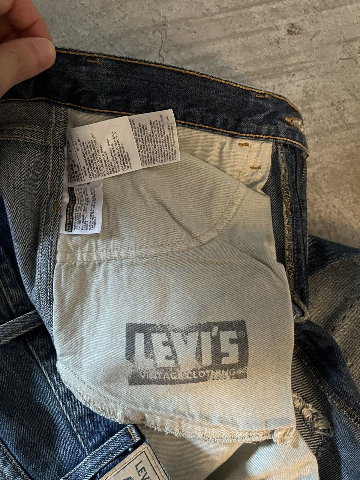 Levi's Levi's Vintage Clothing Patched Jeans Size US 32 / EU 48 - 6 Thumbnail