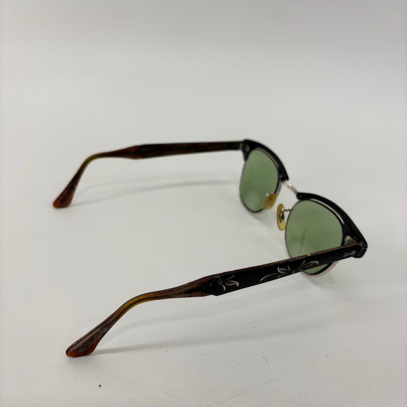Vintage Vintage Eyewear 50s 60s Shuron Ronsir Browline Eyeglasses Size ONE SIZE - 4 Thumbnail