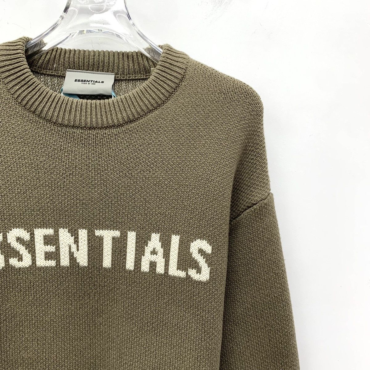 Essentials Essentials Intarsia Long Sleeve Knit Sweater K26WX Size S / US 4 / IT 40 - 3 Thumbnail