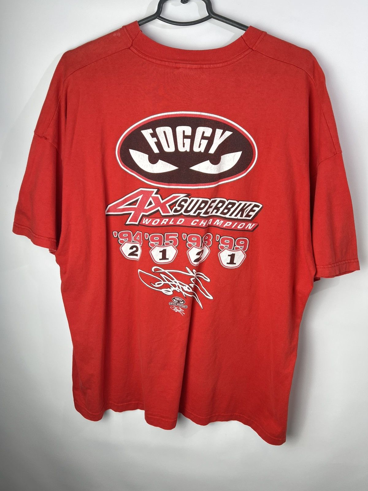 Ducati Vintage 1999 racing Carl Fogarty Ducati T-shirt Size US XXL / EU 58 / 5 - 4 Thumbnail