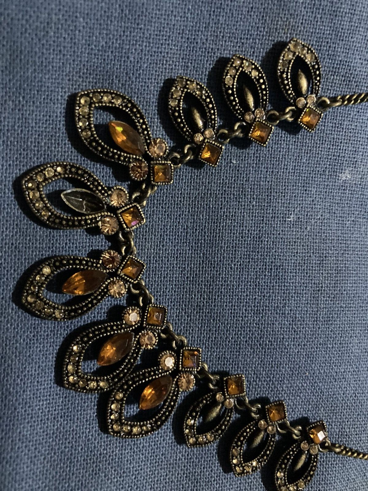 Other Orange gemmed necklace Size ONE SIZE - 2 Thumbnail
